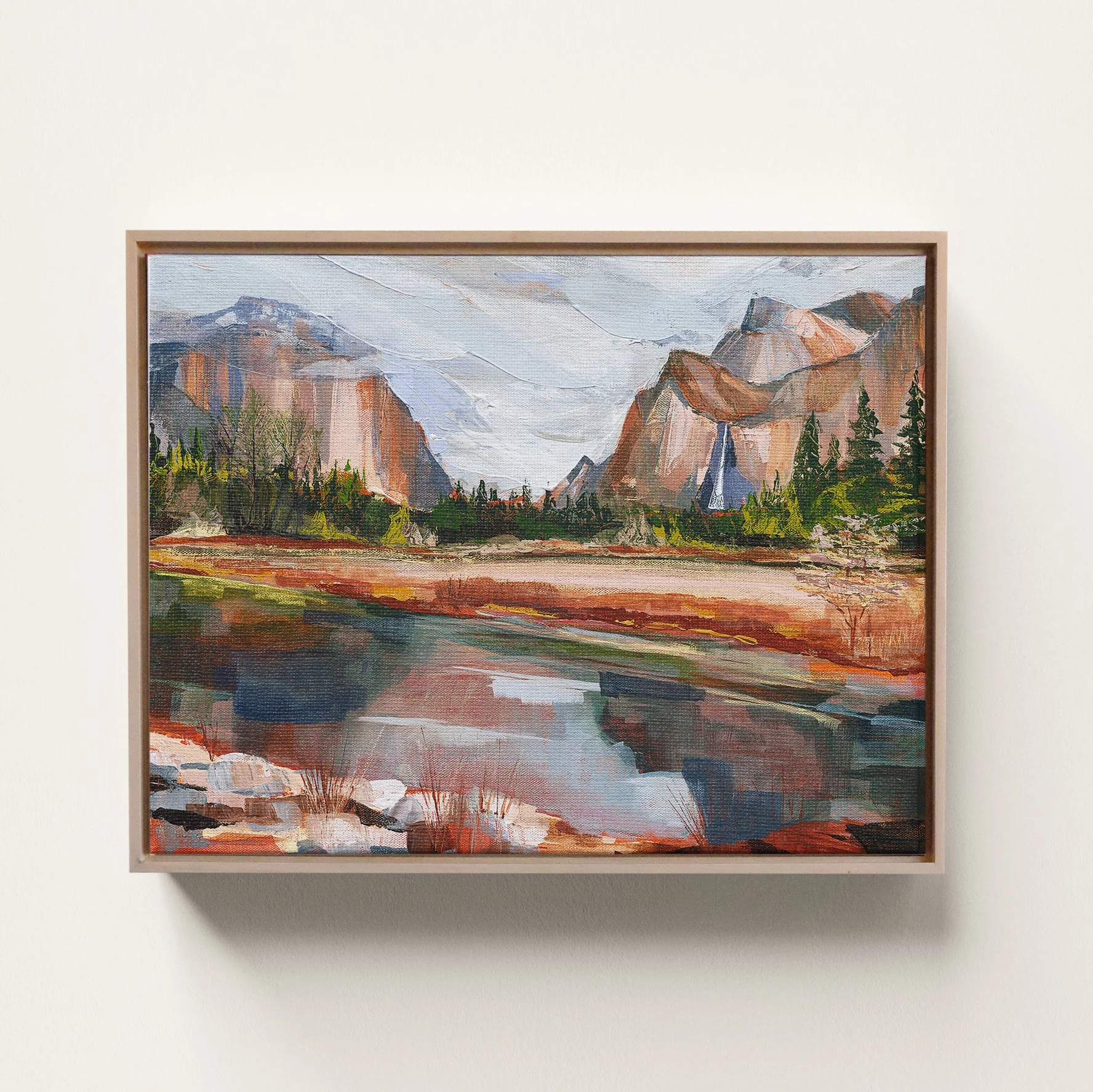 For Canvas Prints: Add a Custom Float Frame