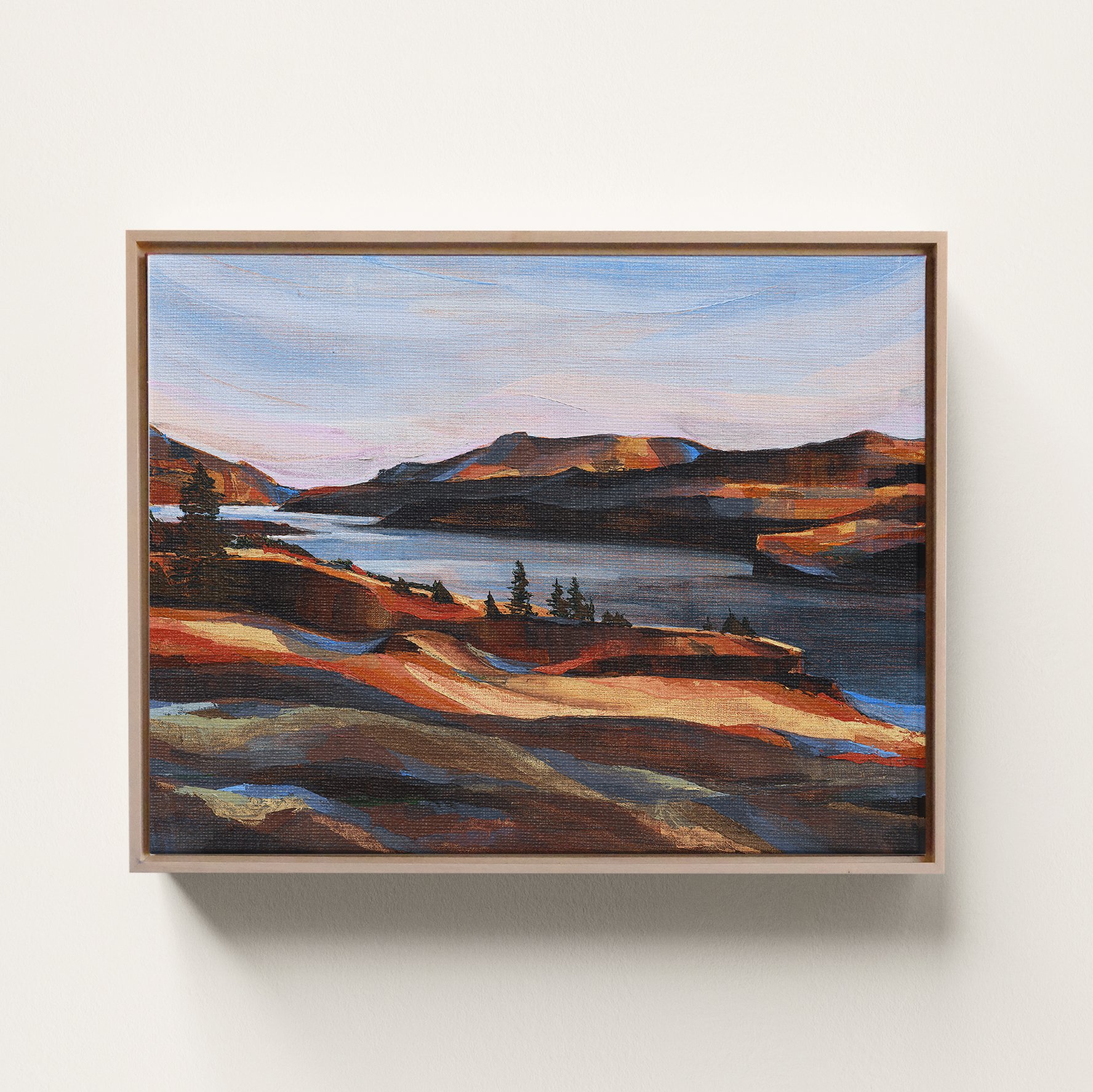 For Canvas Prints: Add a Custom Float Frame