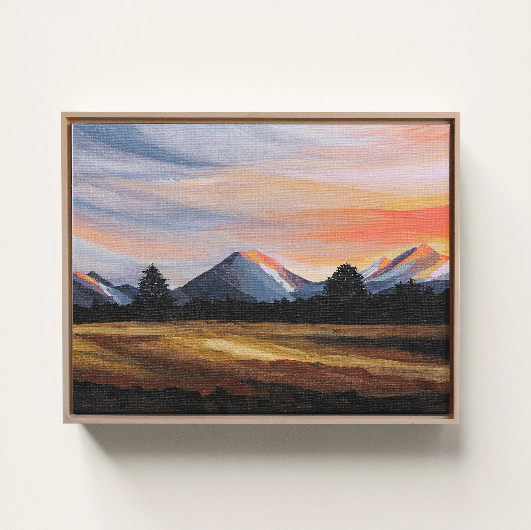 For Canvas Prints: Add a Custom Float Frame