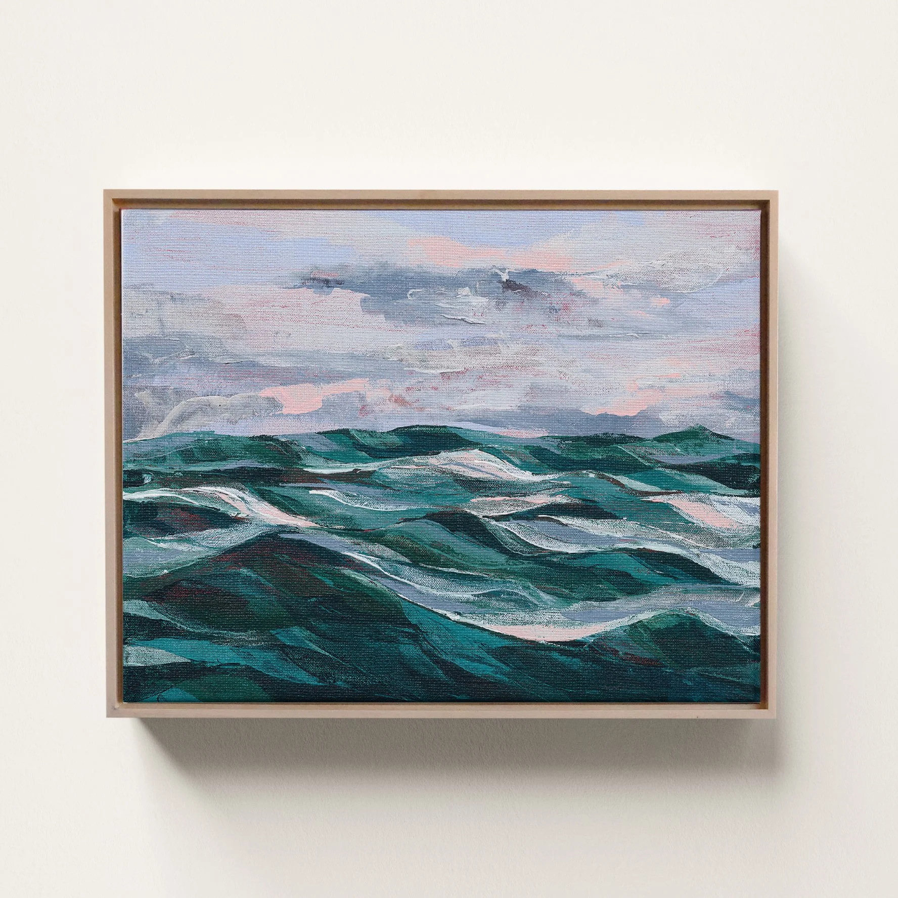 For Canvas Prints: Add a Custom Float Frame