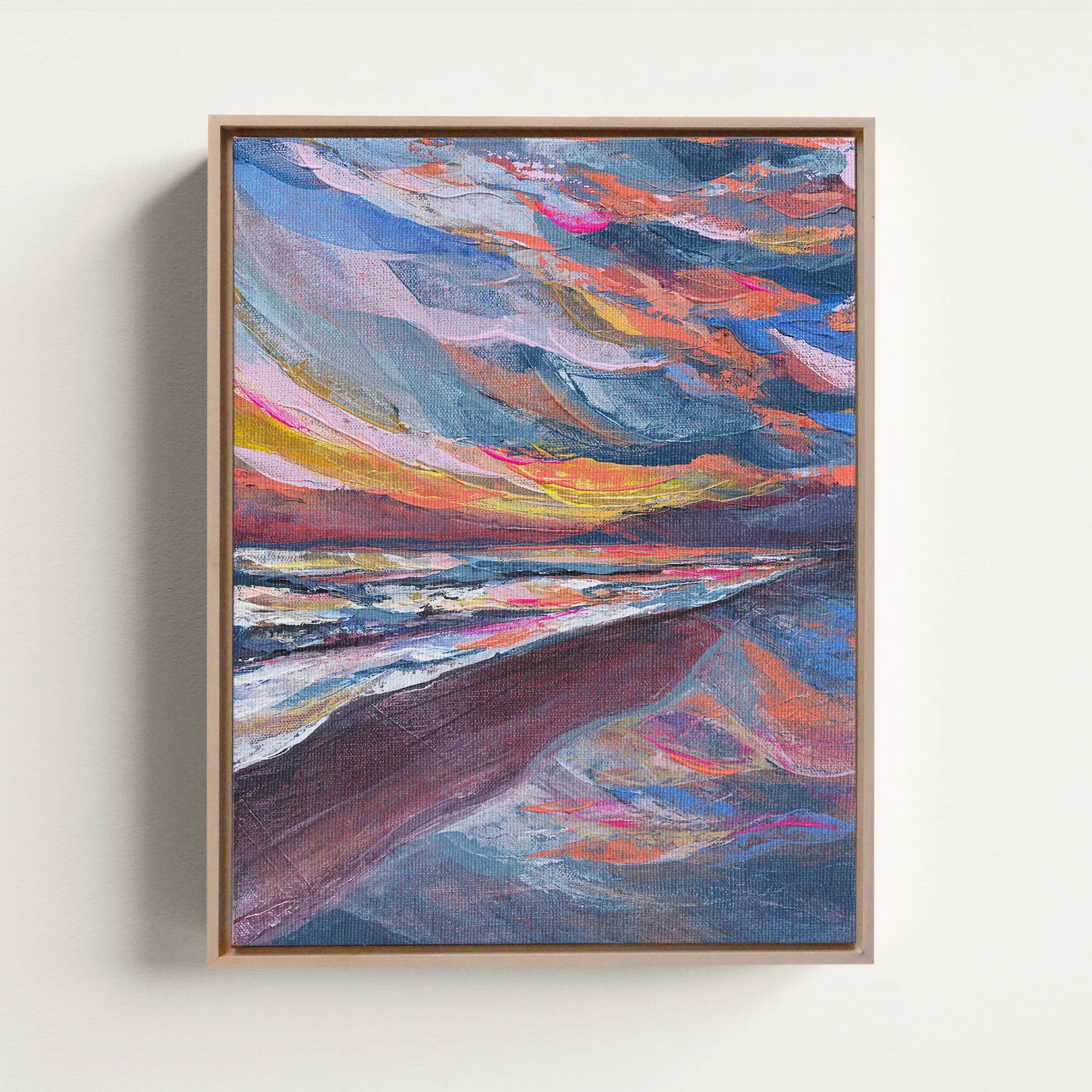 For Canvas Prints: Add a Custom Float Frame