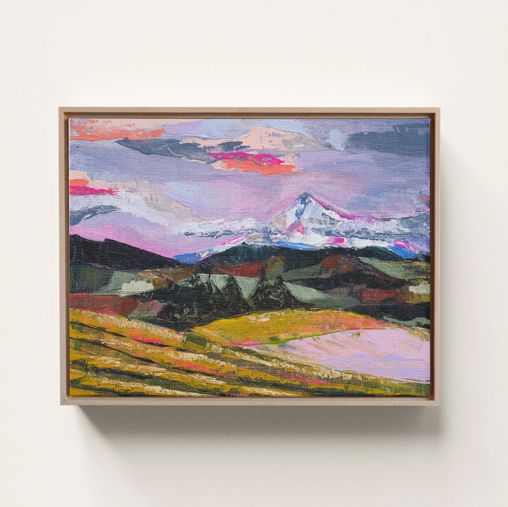 For Canvas Prints: Add a Custom Float Frame