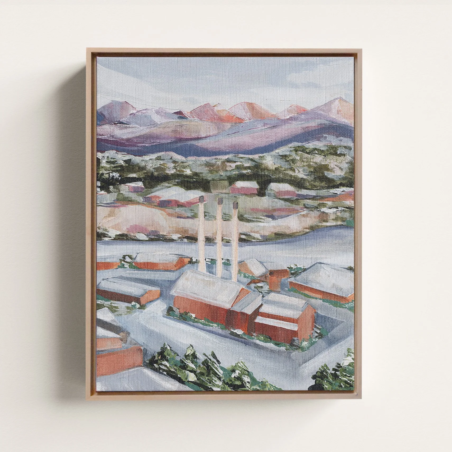 For Canvas Prints: Add a Custom Float Frame