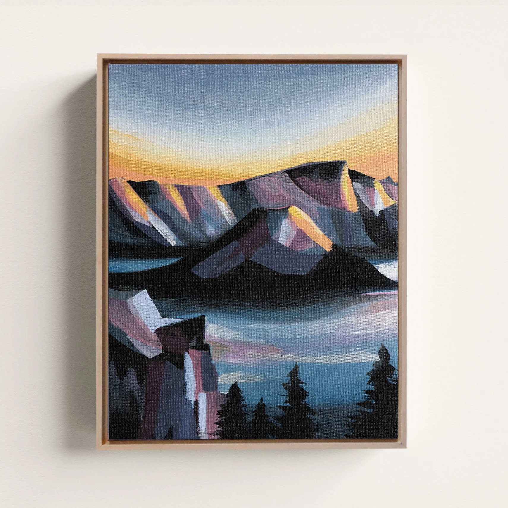 For Canvas Prints: Add a Custom Float Frame