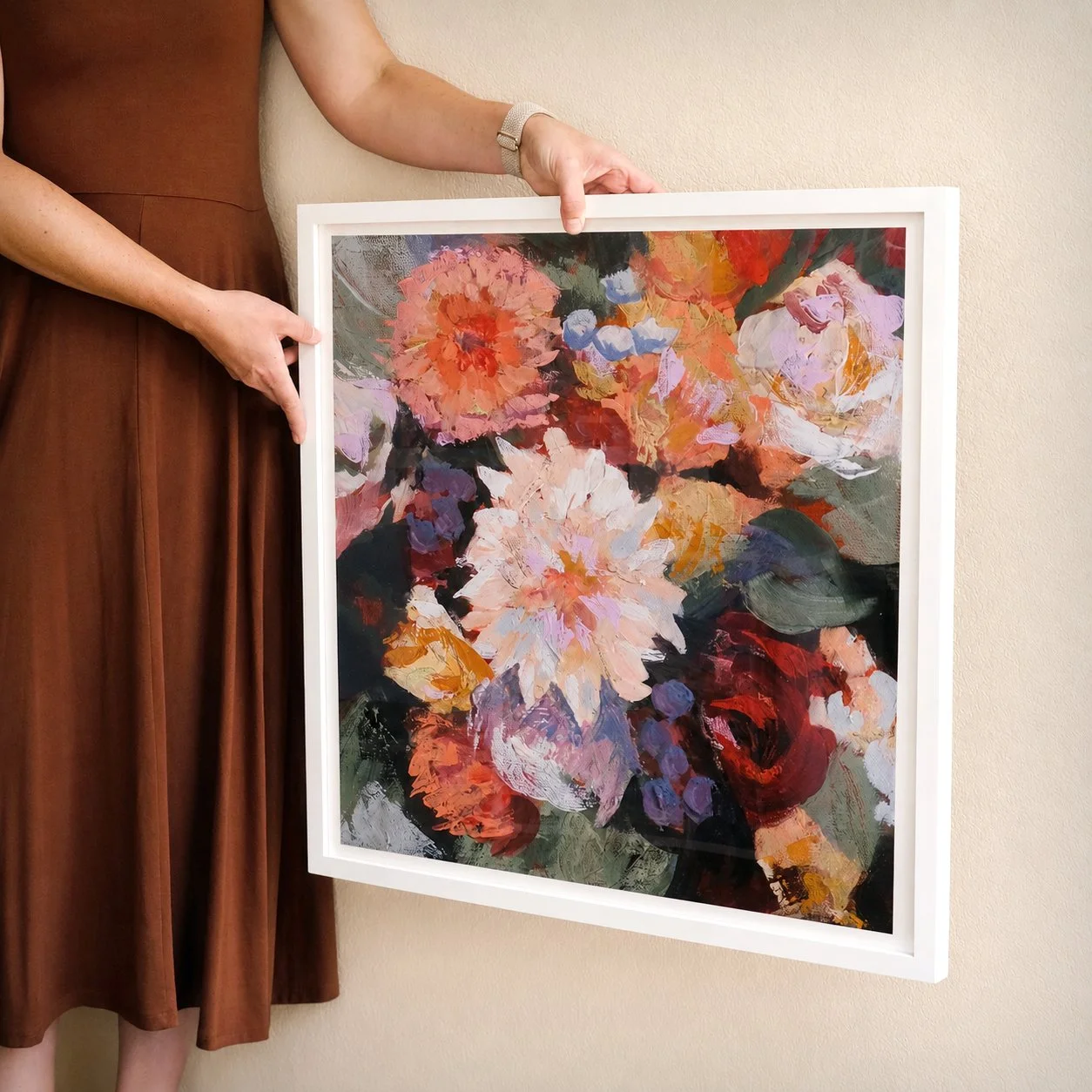 25" x 25" Framed Print