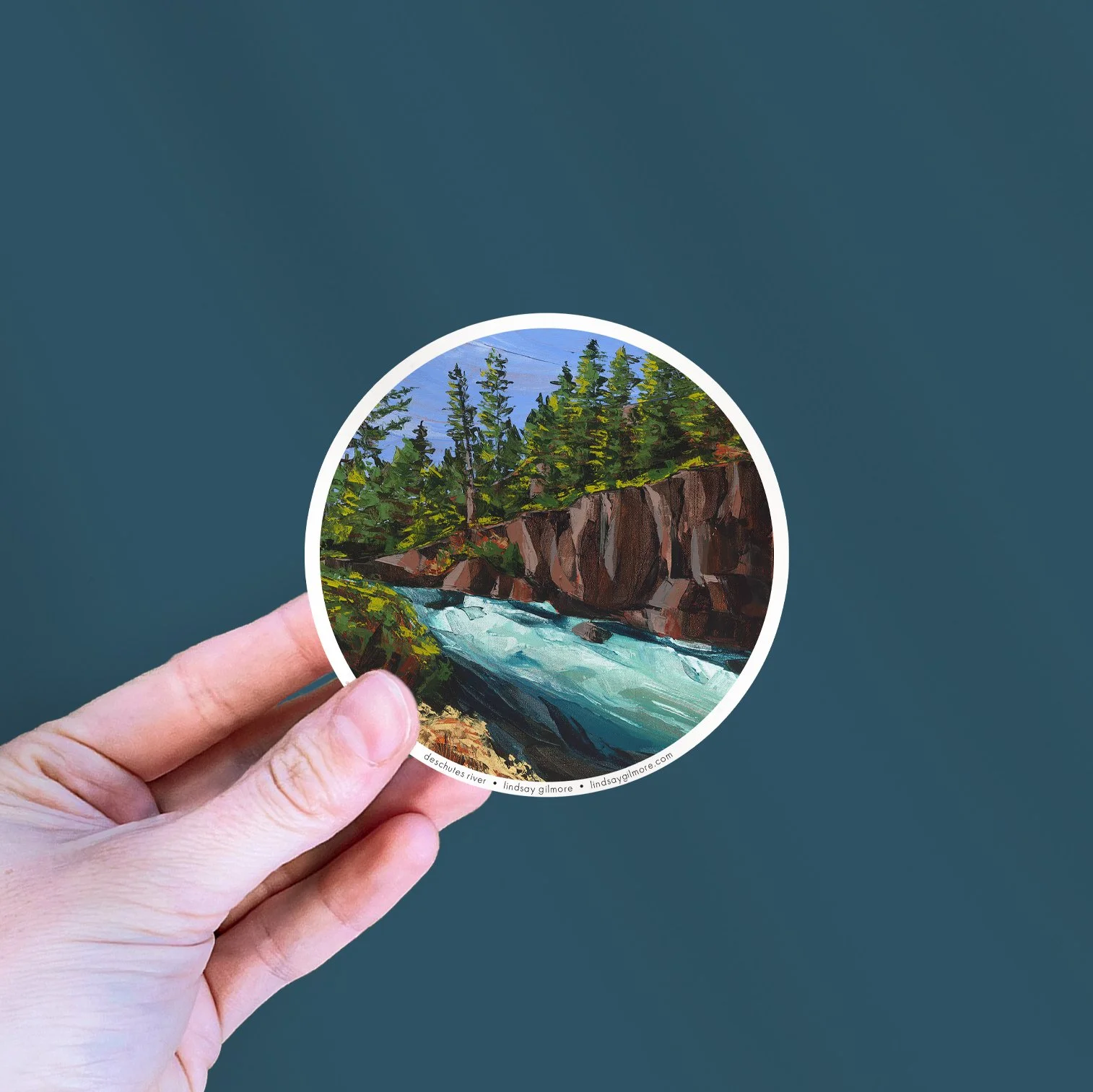 Deschutes River - Vinyl Sticker