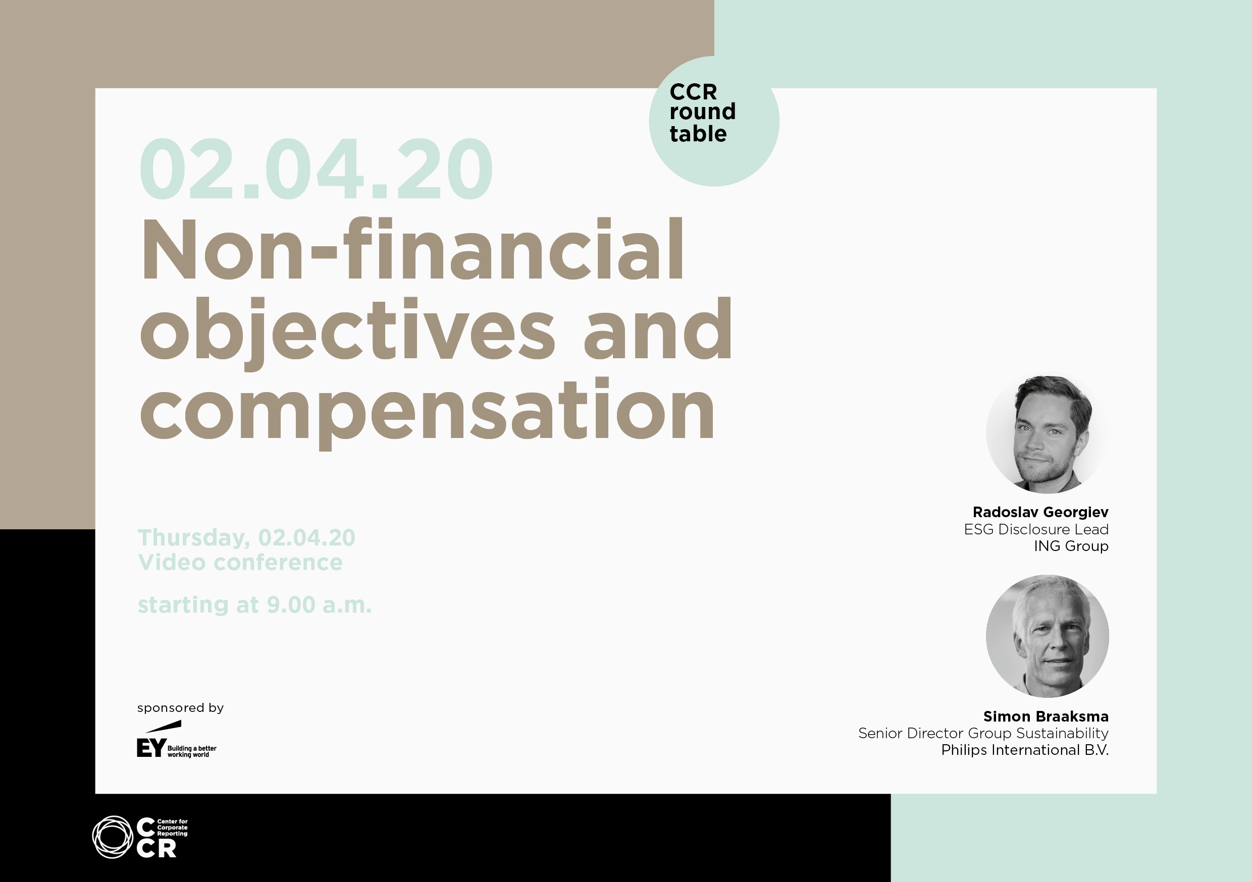 CCR Roundtable: Non-financial objectives and compensation