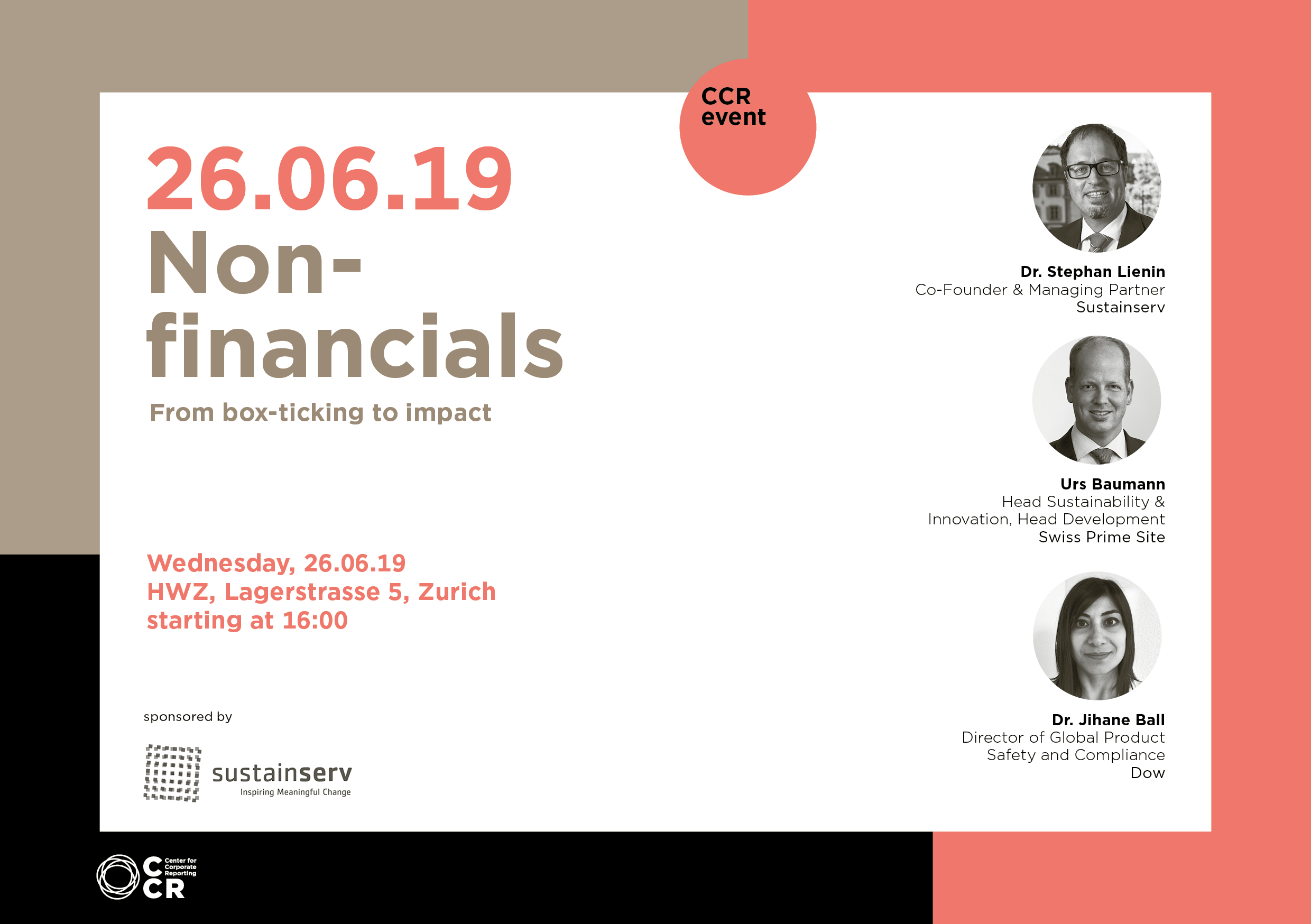 CCR Event: Non-financials: From box-ticking to impact