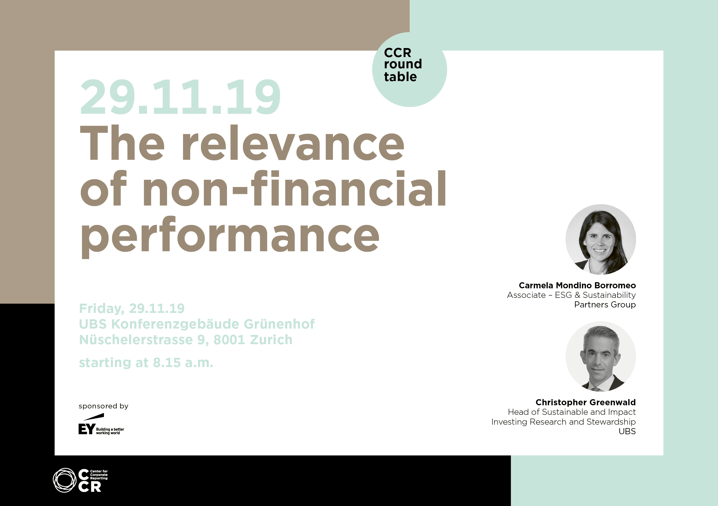 CCR Roundtable: The relevance of non-financial performance