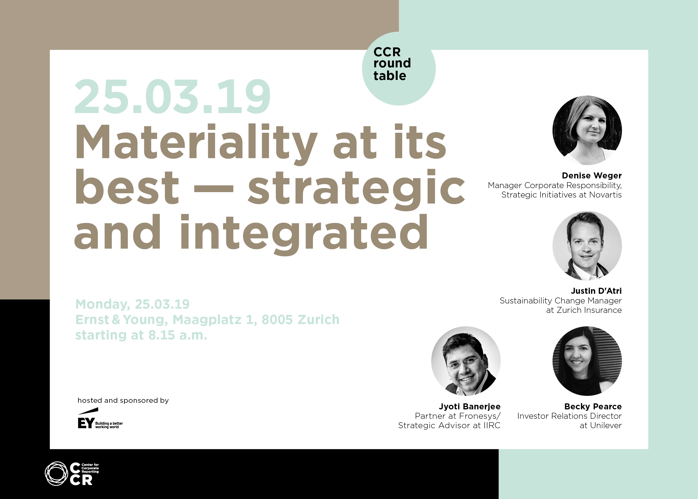 CCR Roundtable: Materiality at its best – strategic and integrated