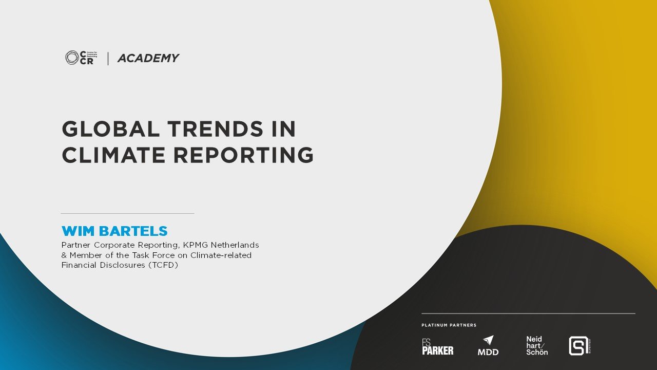 CCR Academy Tutorial zu den globalen Trends im Climate Reporting