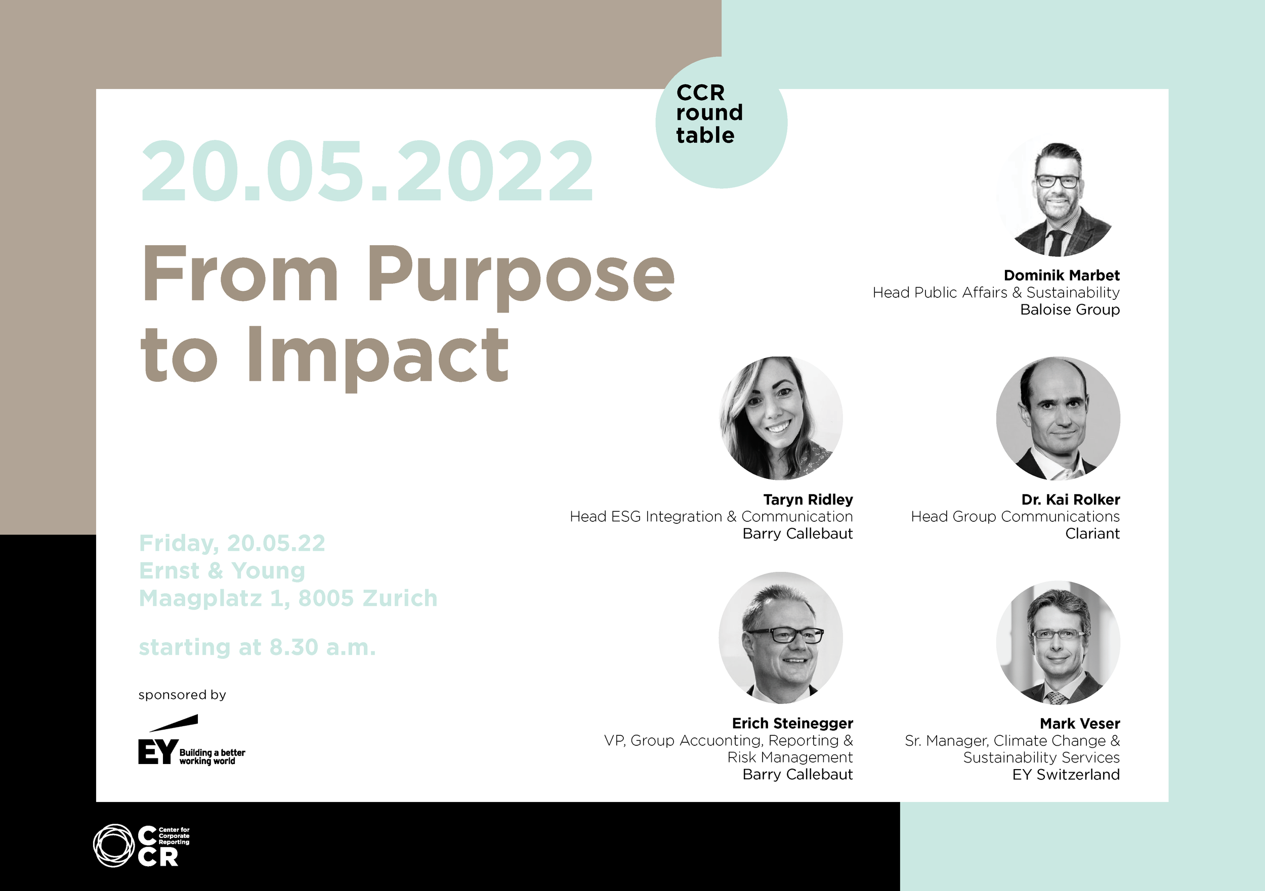 CCR Roundtable: From Purpose to Impact