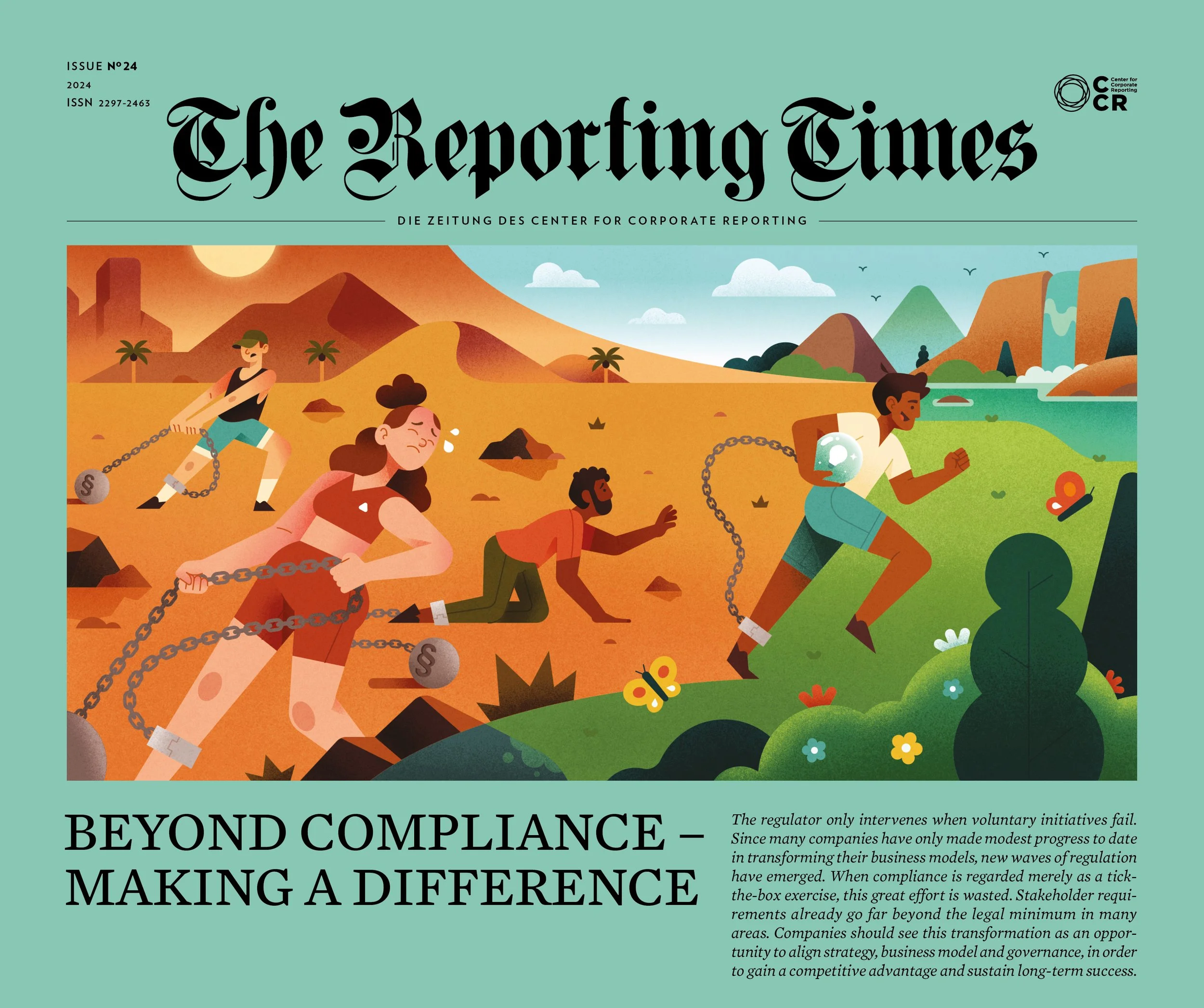 Komplette Ausgabe | Issue No. 24 | Beyond Compliance - Making a Difference