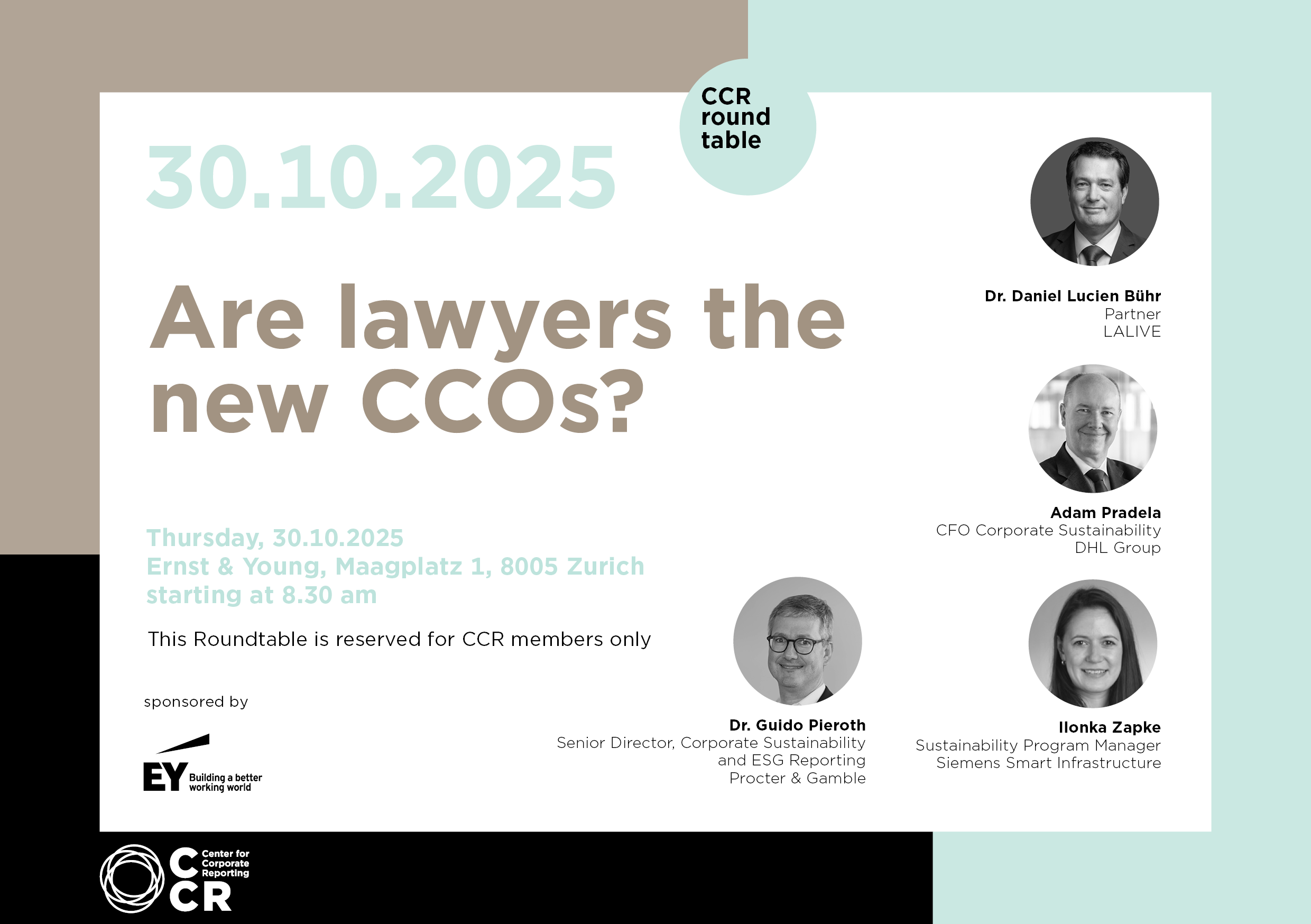 CCR Roundtable “Are lawyers the new CCOs?”