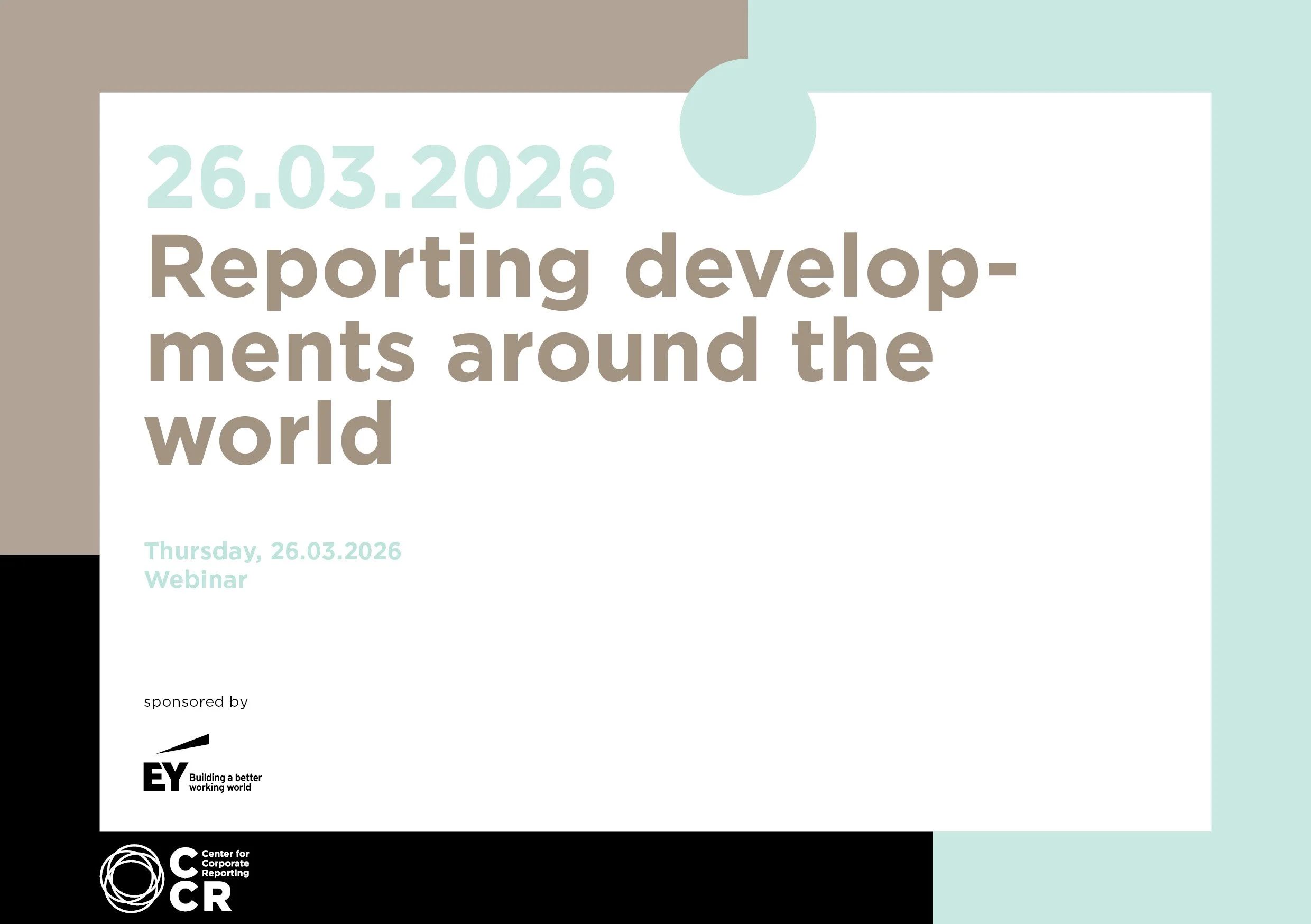 Reporting developments around the world