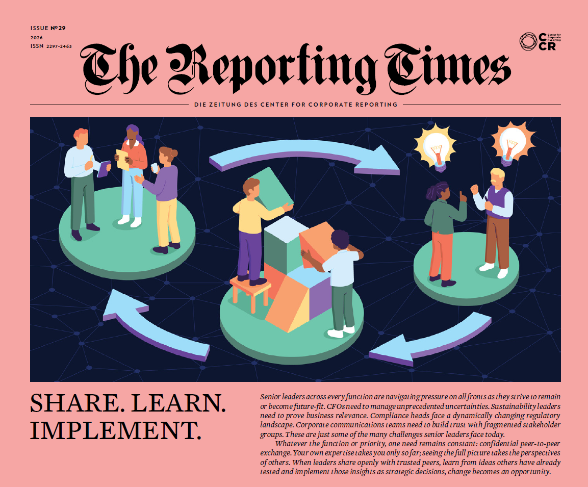 The Reporting Times № 29: SHARE. LEARN. IMPLEMENT.
