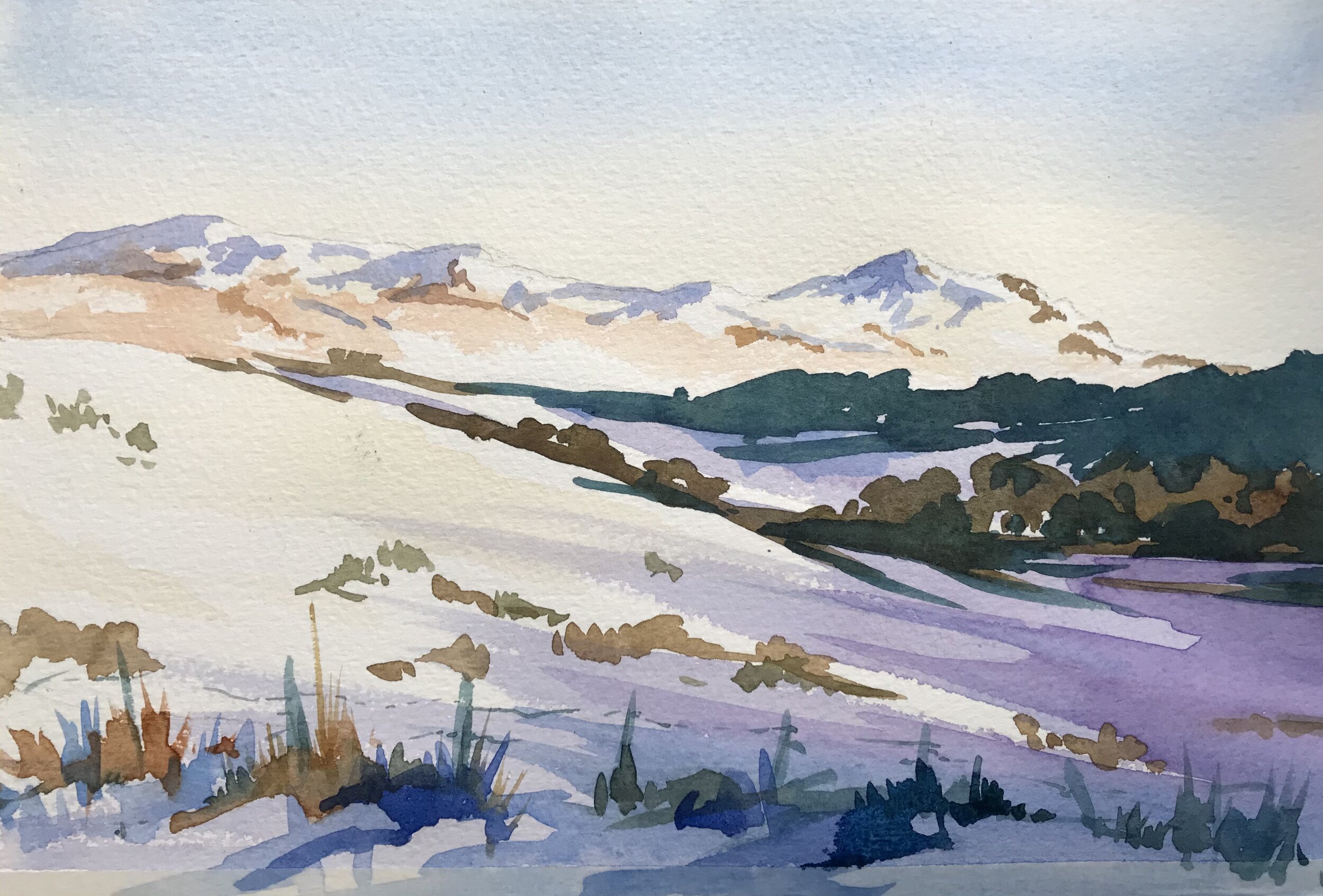 Dumgoyne Evening Sun