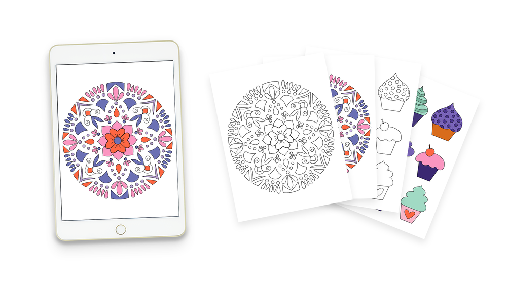 How To Use My Free Coloring Pages Printables Procreate Templates