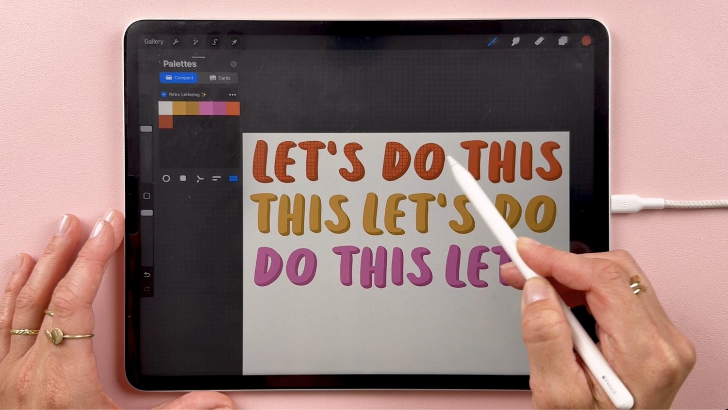 Replika Lettering Free Font + Brush Pack Included in This Lettering Class
