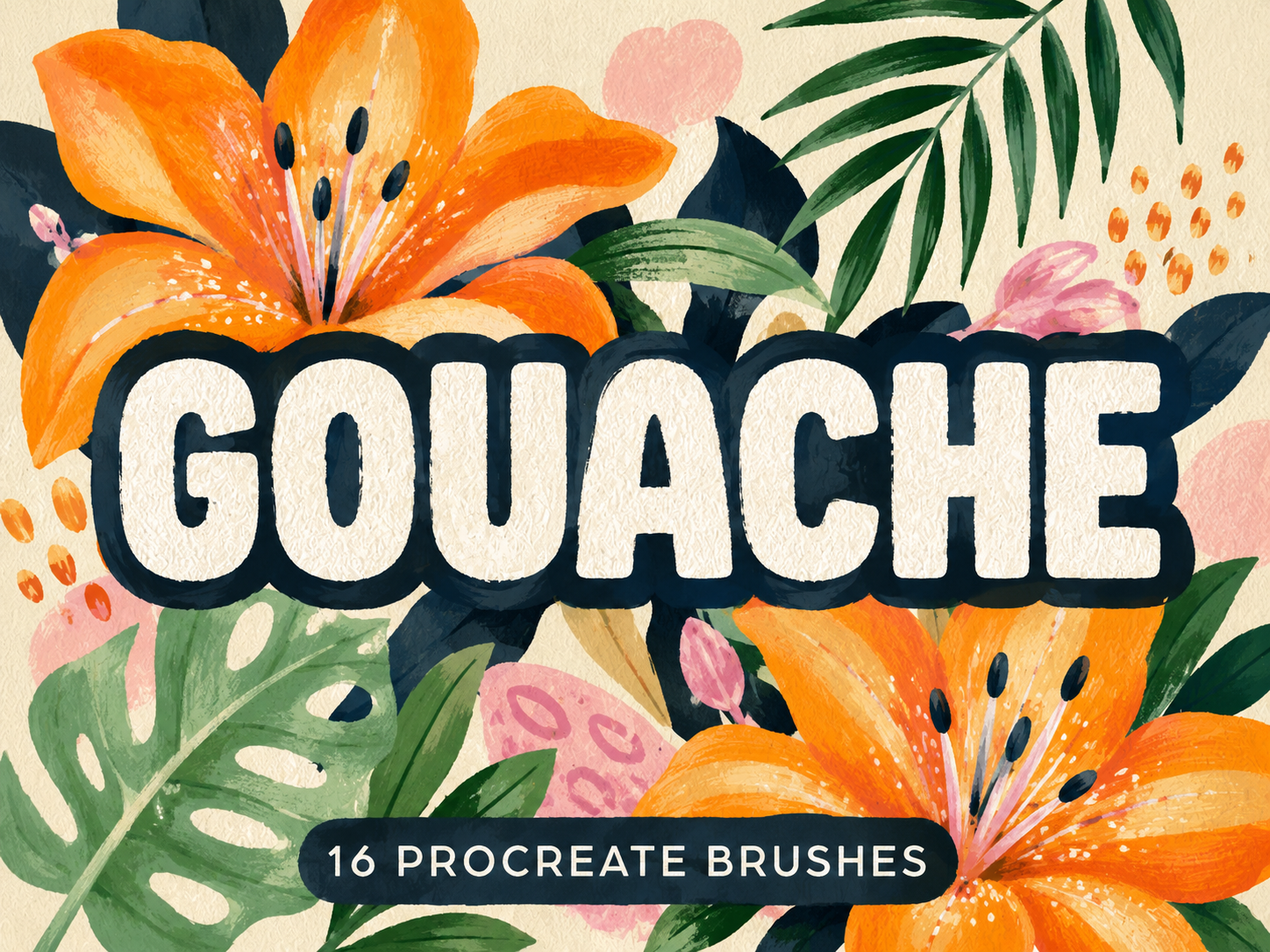 Gouache Procreate Brushes