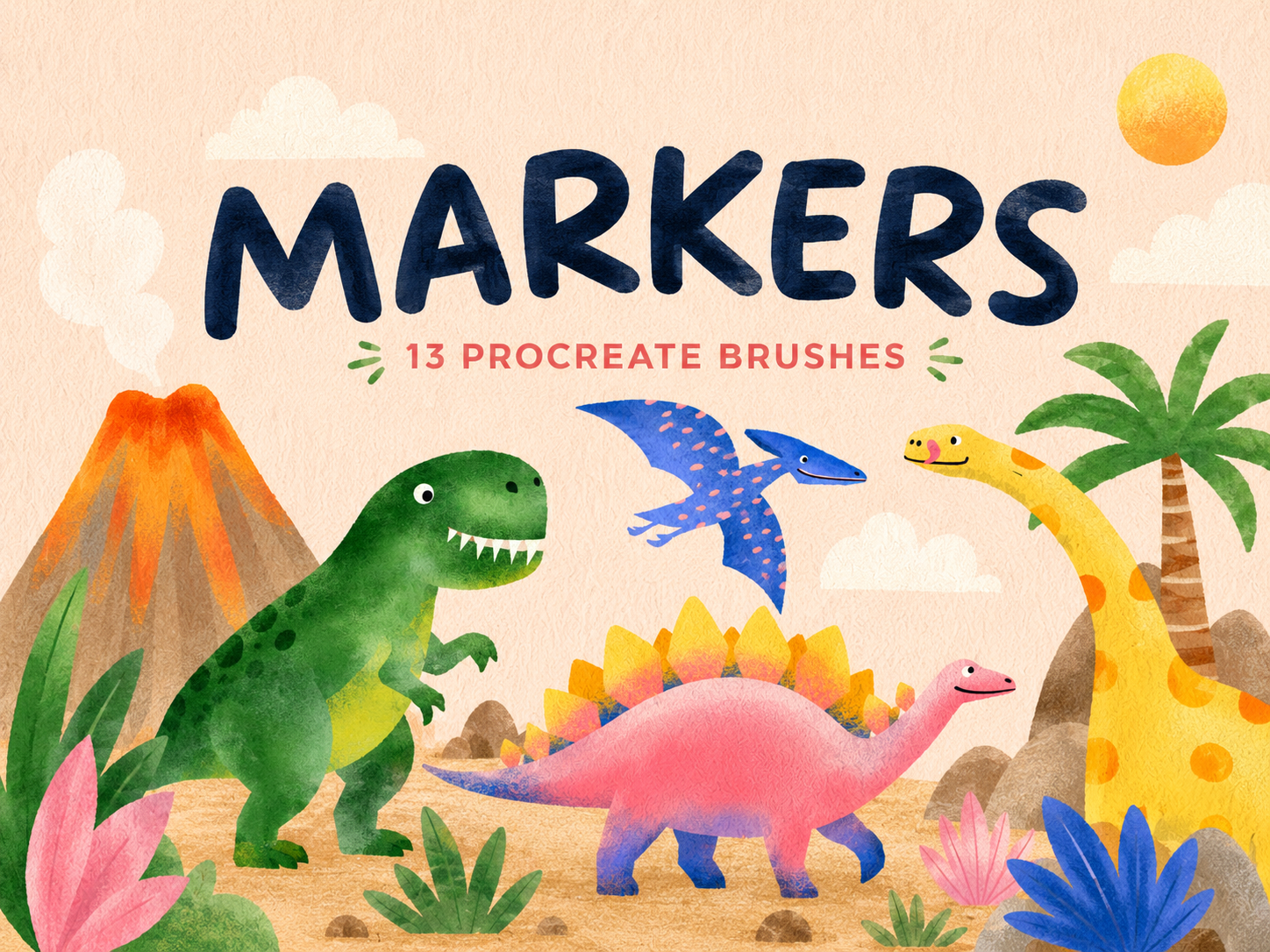 Markers Procreate Brushes