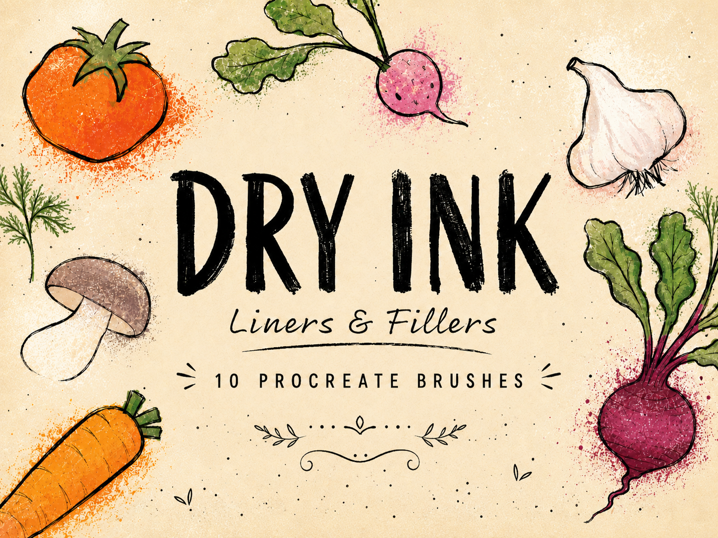 Dry Ink Procreate Brushes