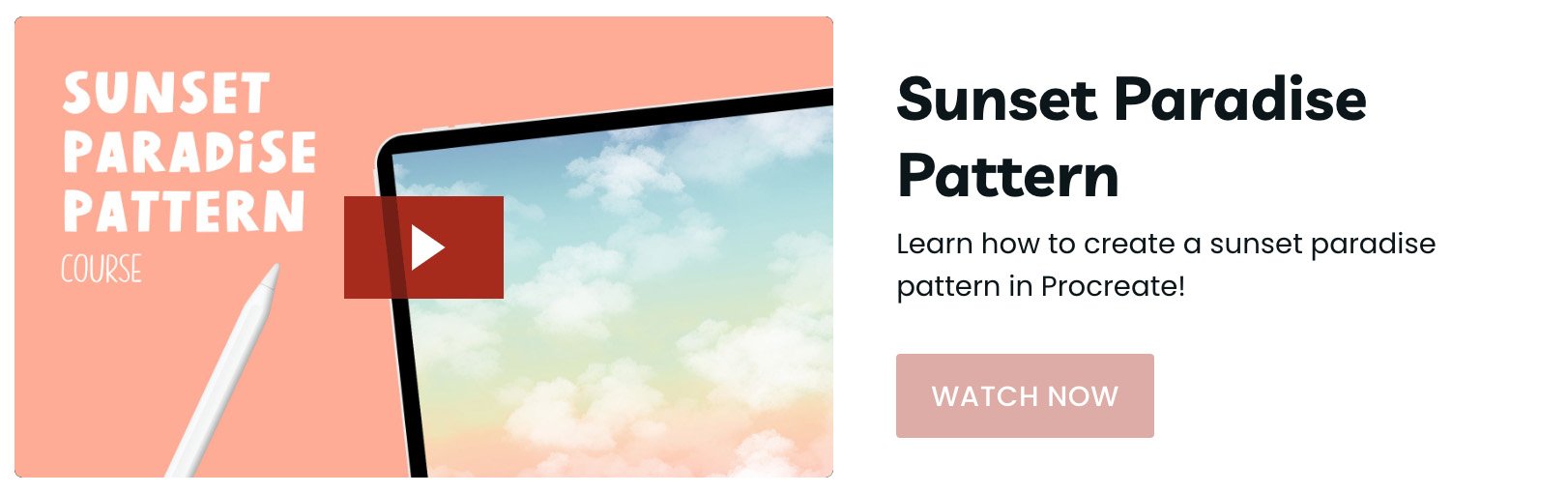 How to create a gradient sunset pattern in Procreate