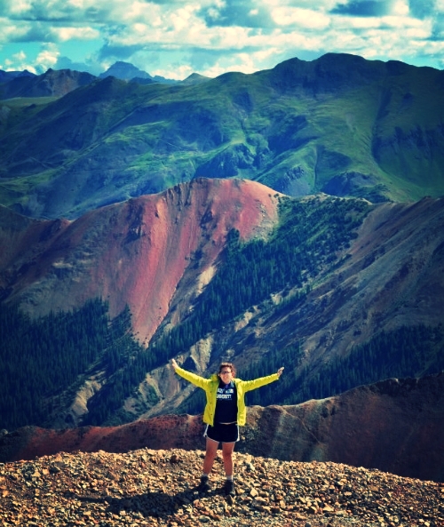 My reaction to learning about the power of awk! Ok, just kidding, here I was pretty excited about geology while on a trip to Urey, CO. But hey, my reaction to discovering awk was pretty much the same just without the beautiful backdrop.