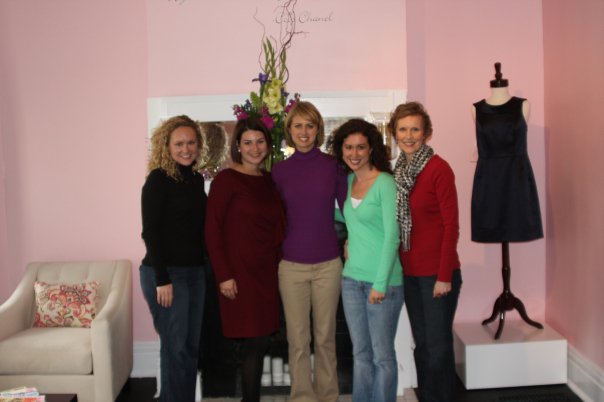 My very first appointment and customers at Twirl. Thankful for such a supportive friend group!