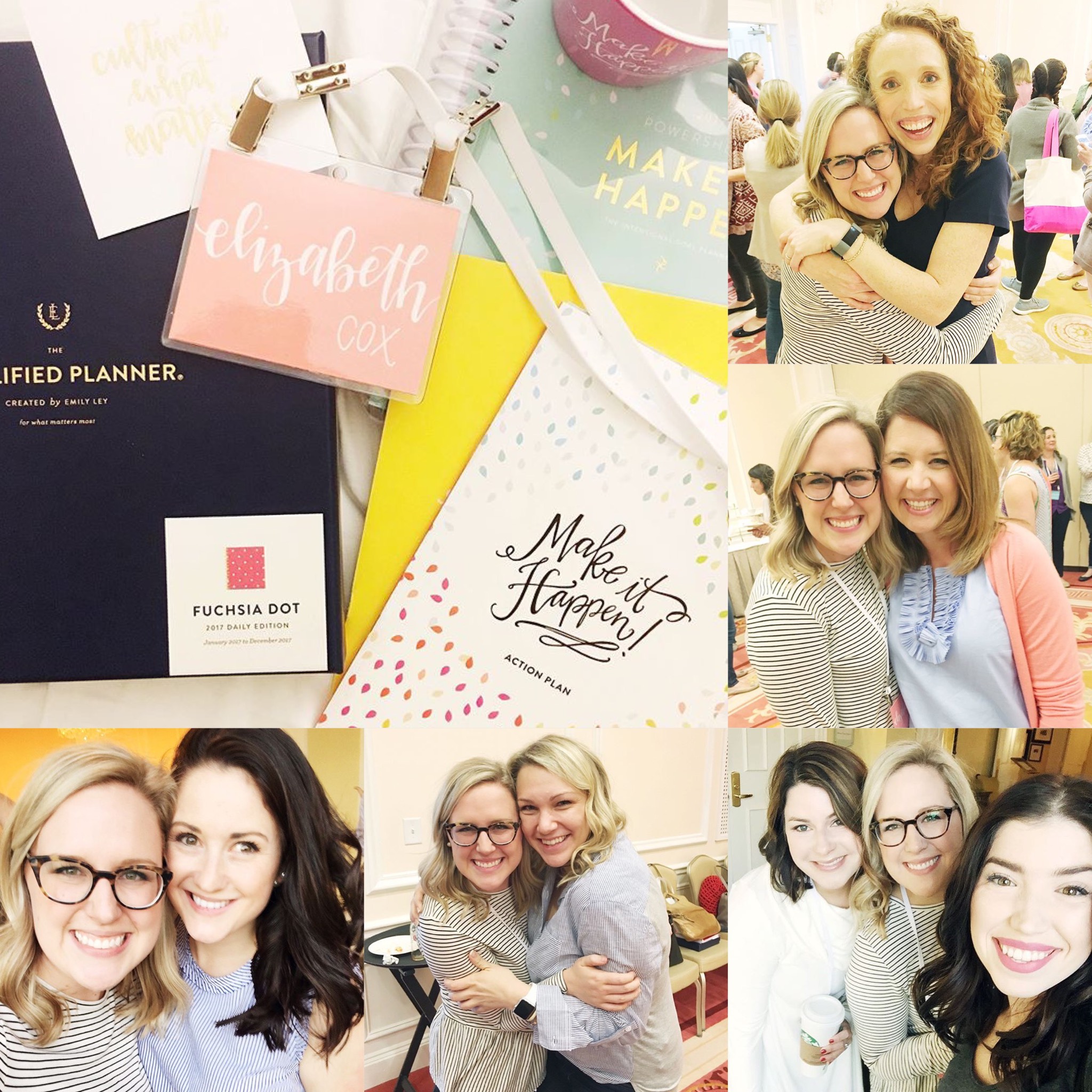 My incredible small group leaders Rhiannon Bosse + Gina Ziedler, getting to squeeze Lara Casey + Emily Ley, sweet MTH goodies, and experiencing it all with my fave gals!