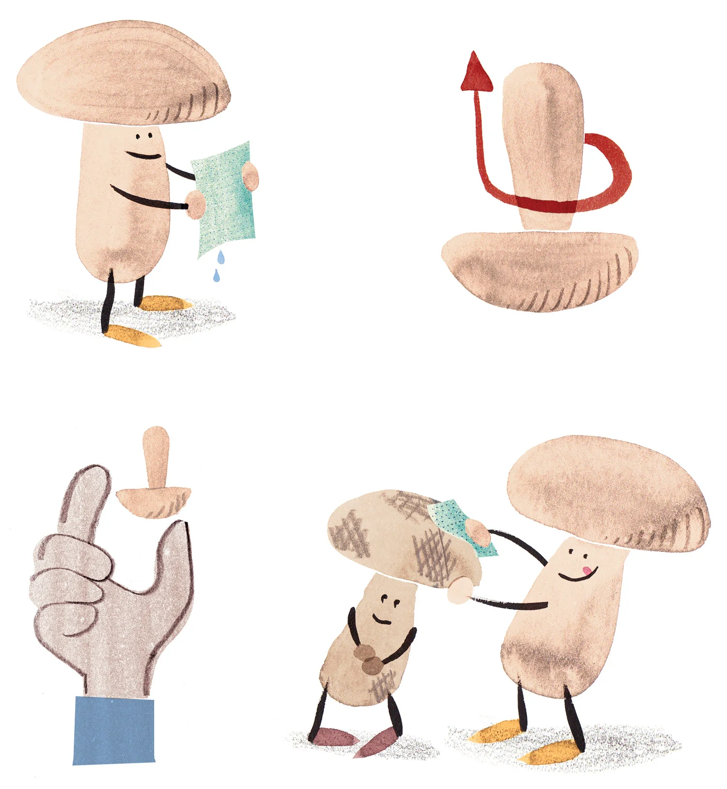 "Cooking with Kids: How to Clean Mushrooms"