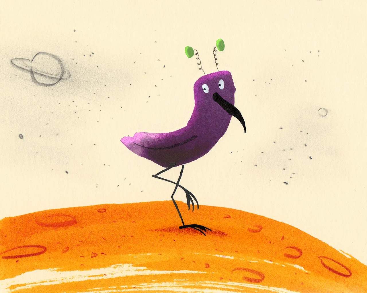   Purple Martian , No. 224 