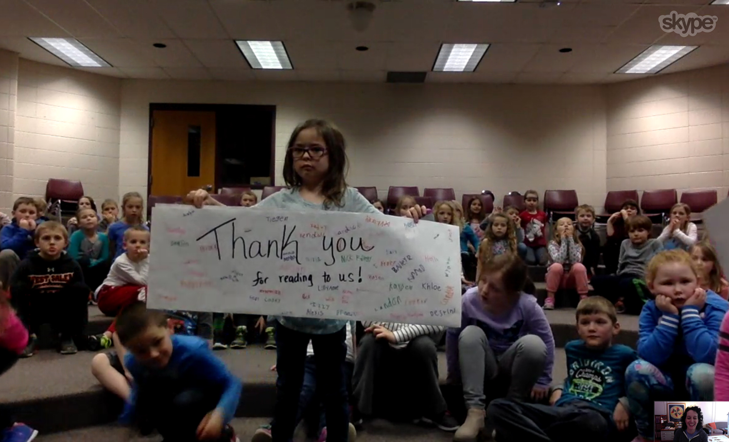 I got even more love from the great kids at West Salem Elementary, in West Salem, WI. THANK YOU!