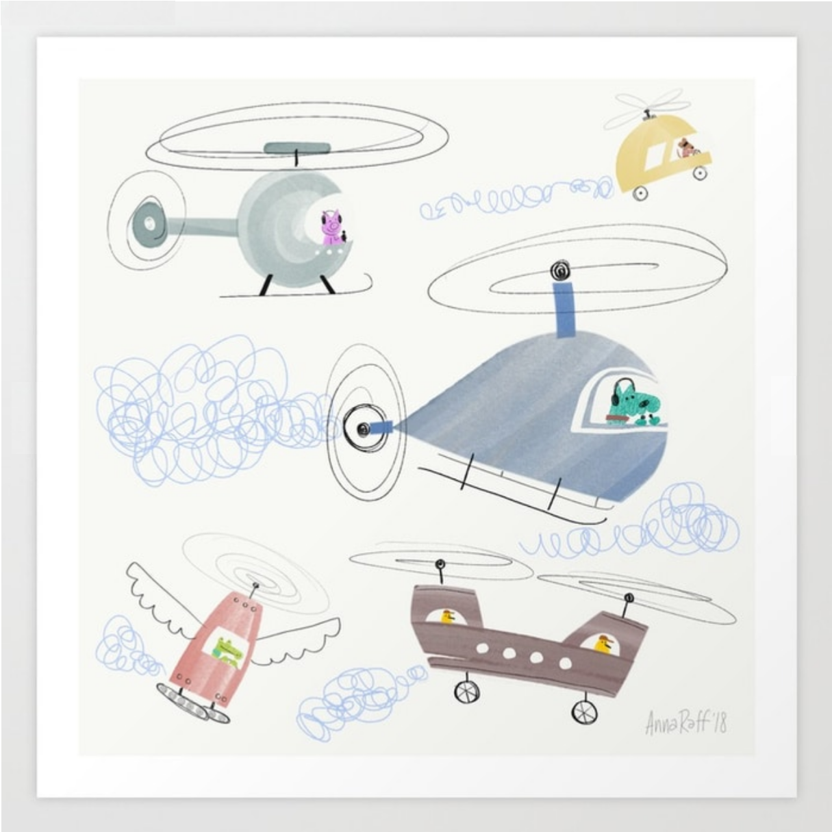 Flying Machines print