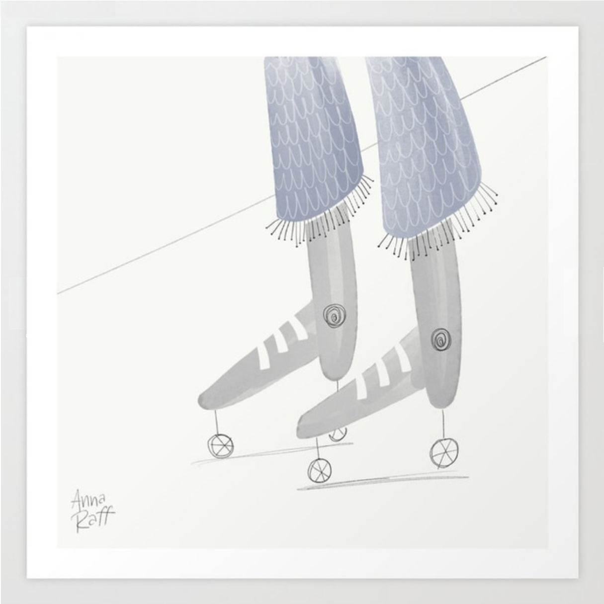 Roller Skates print