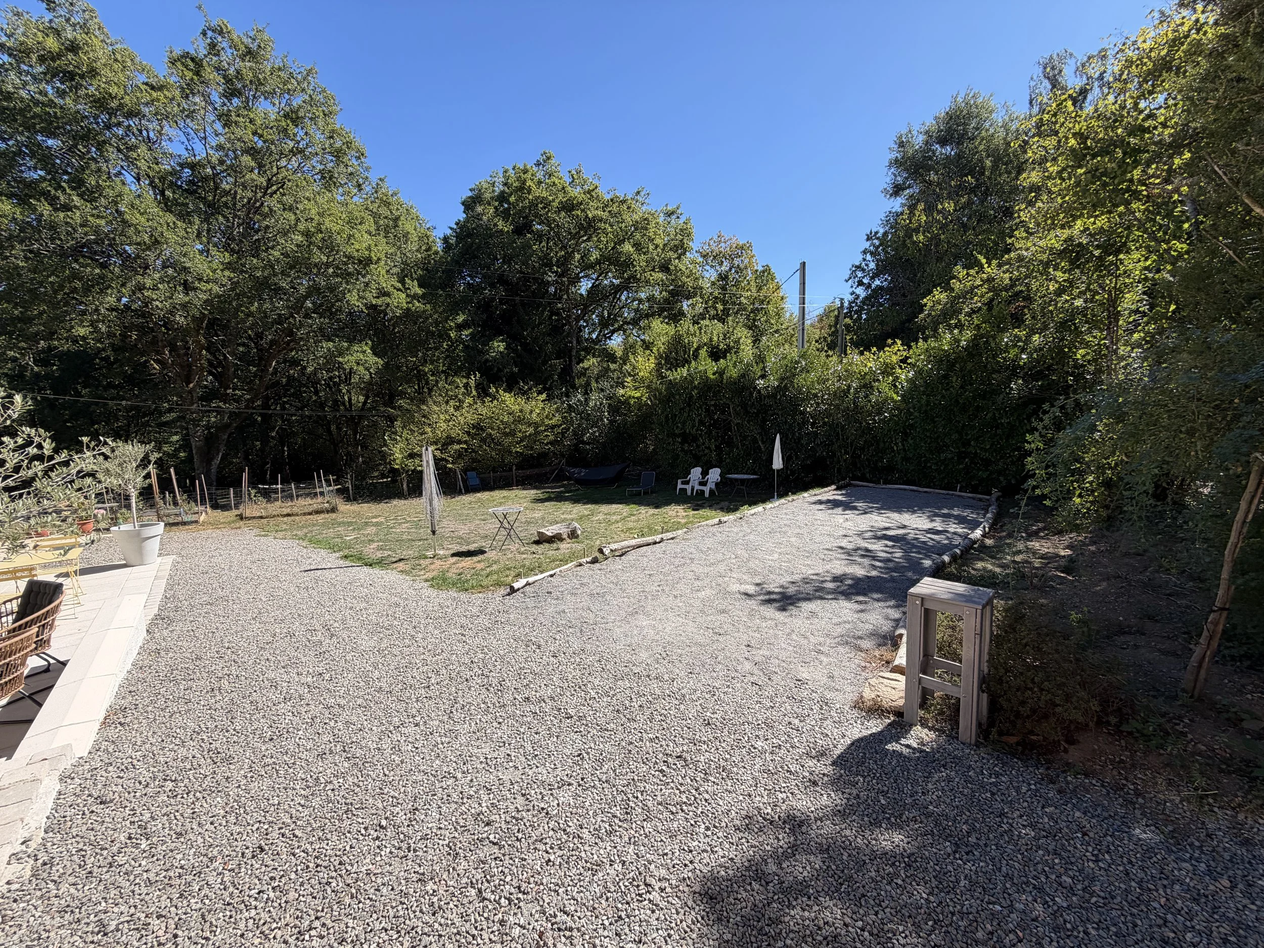 Jeu de boules baan Bos de Rabaud