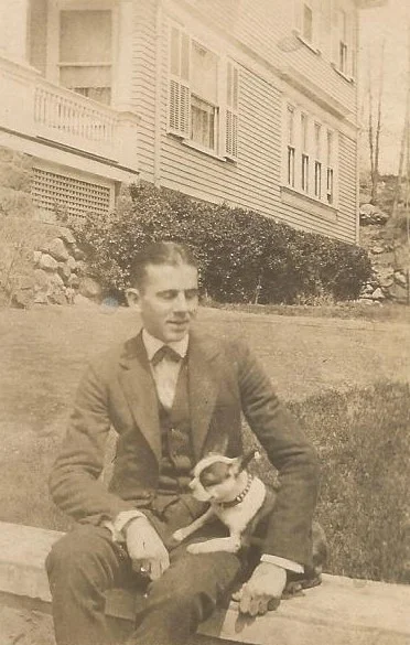 MAN AND HIS DOG - 1910