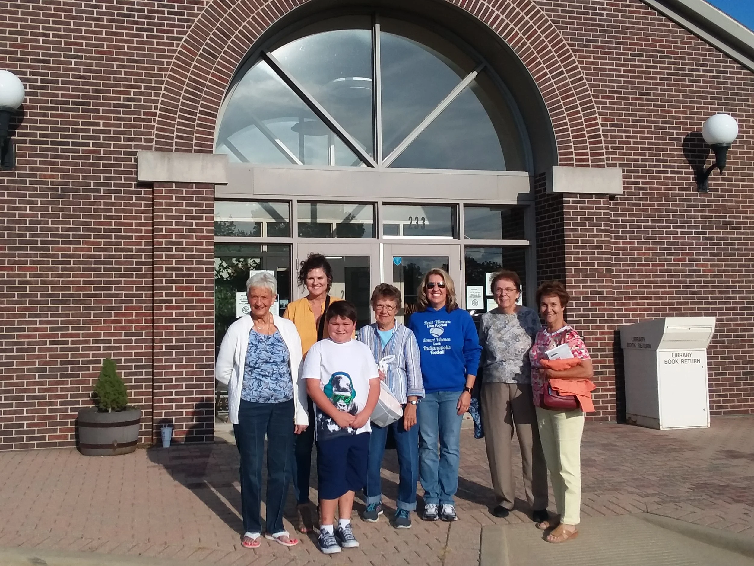 Some of my wonderful family members who attended the book talk