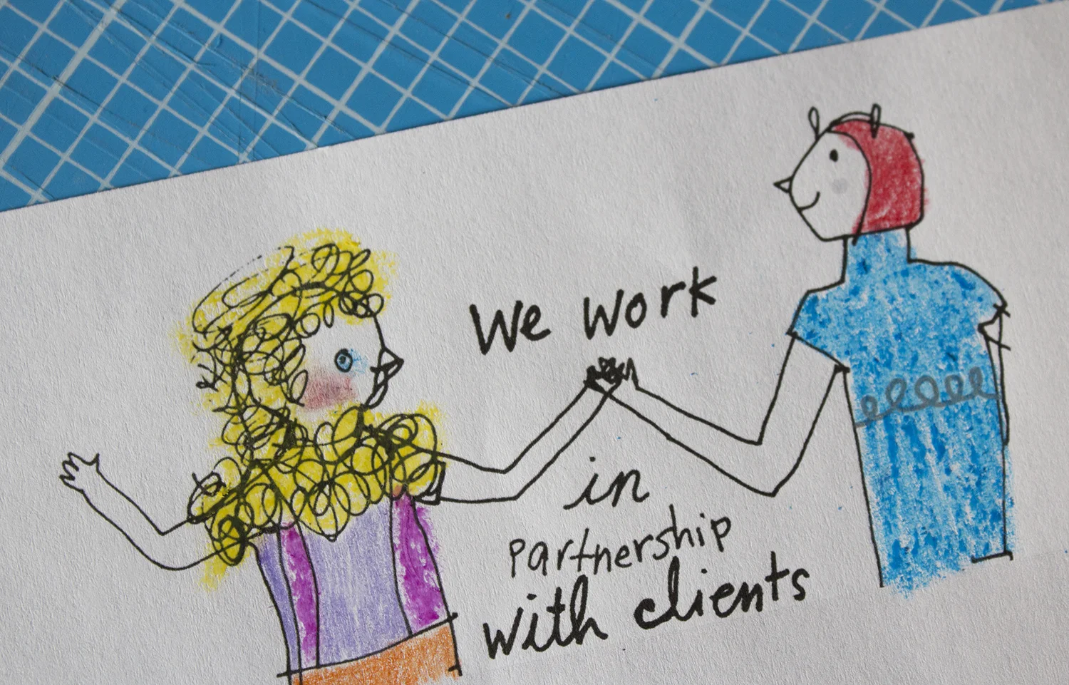 Illustration from our recent mail out, describing our approach.