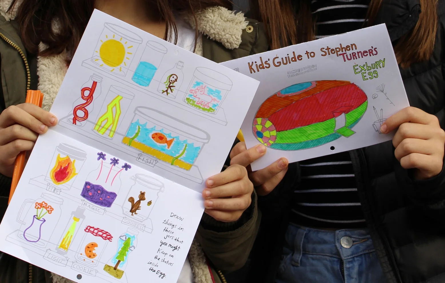 Kids' Guide to Stephen Turner's Exbury Egg, Trinity Buoy Wharf, January 2017