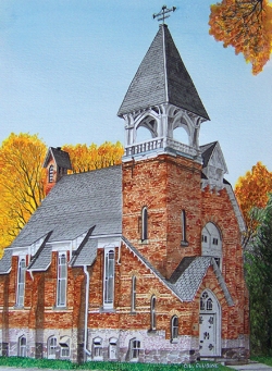 Unionville Presbyterian Church by David Clubine