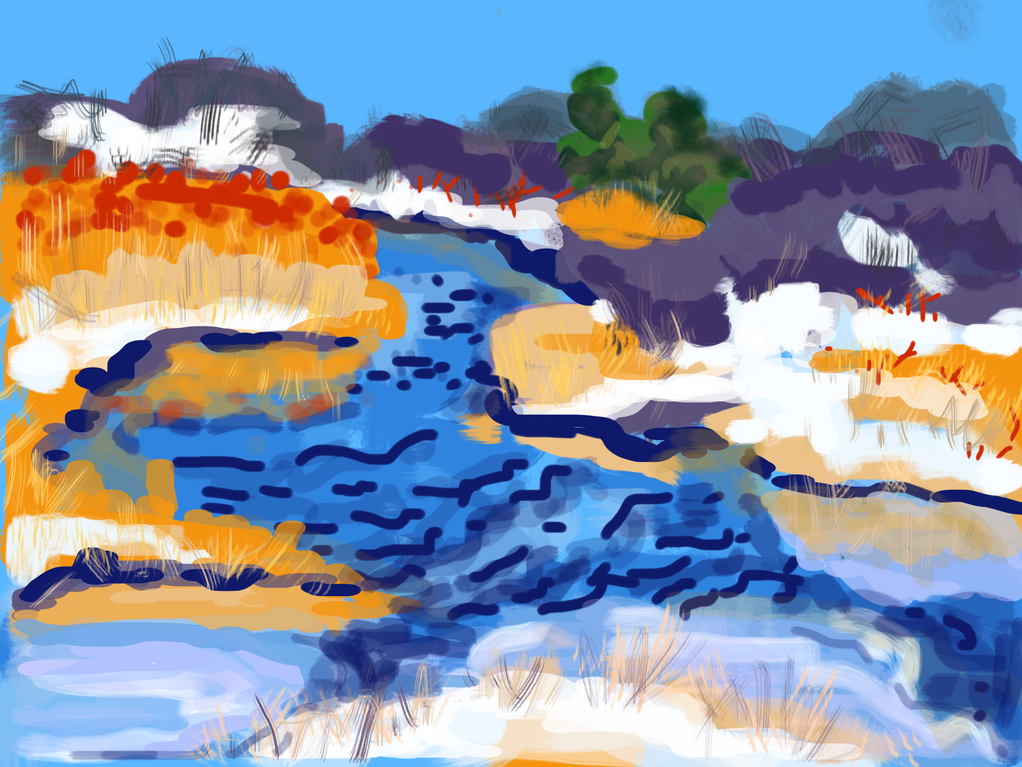 Stewart's Creek with Snow