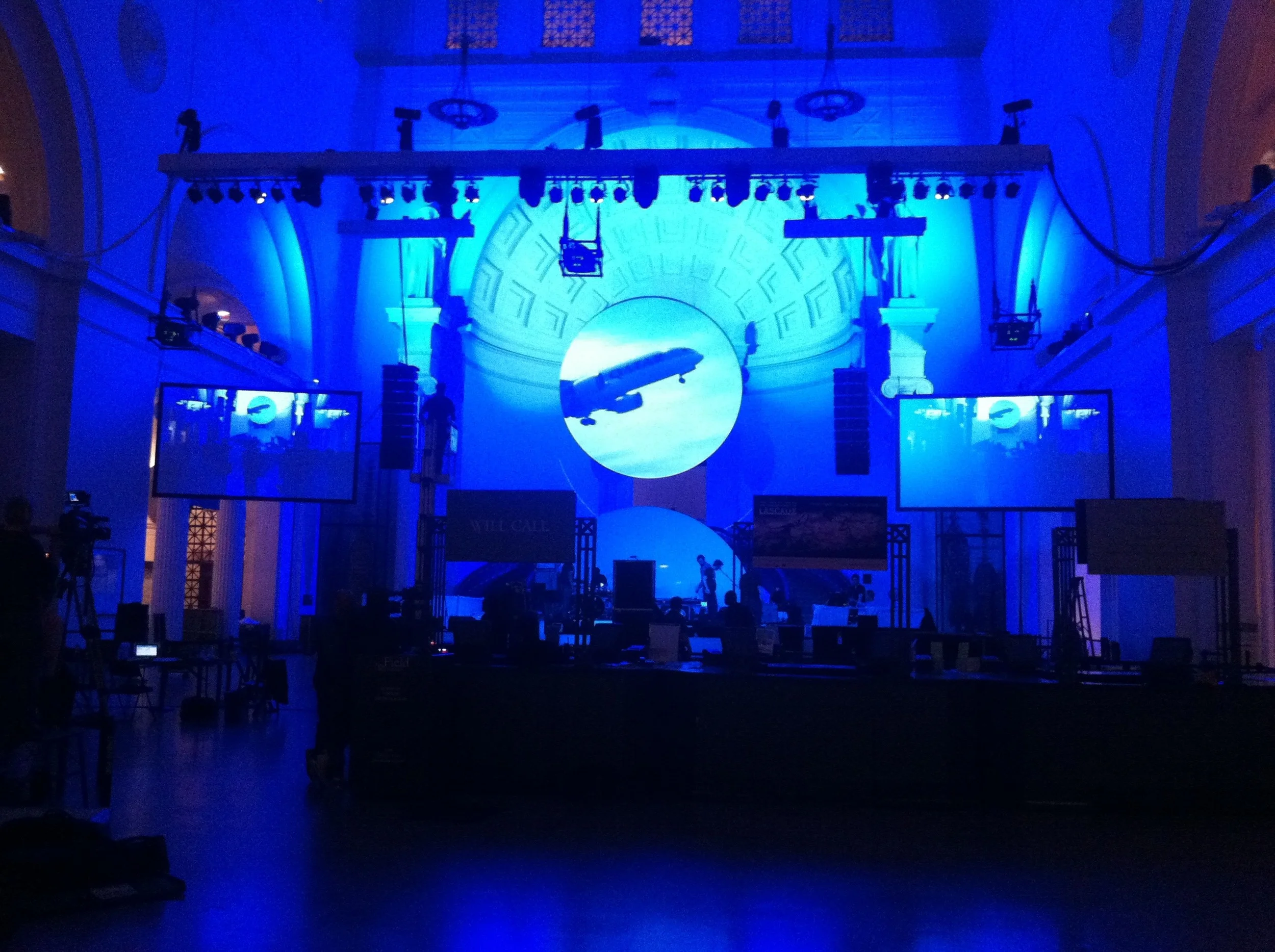 Music Producer and Guest DJ for Qatar Airlines launch event at Field Museum Chicago. Set Up photo.