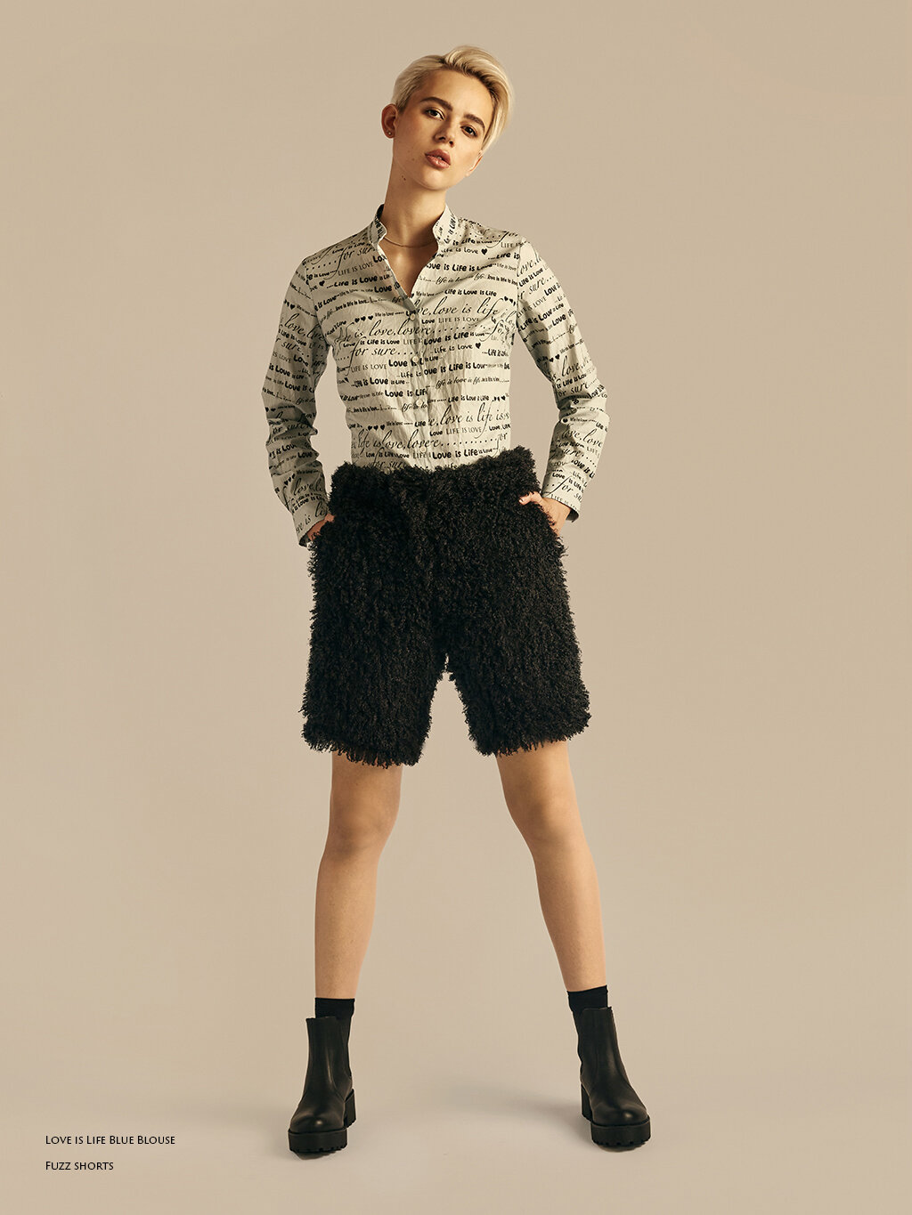 Love Is Life Blouse and Fuzzy shorts.jpg