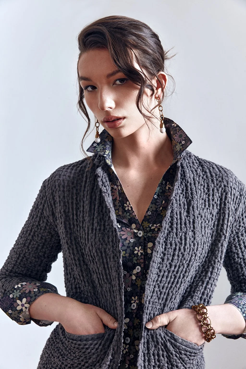 Crushed Linen Jacket — Anu Raina