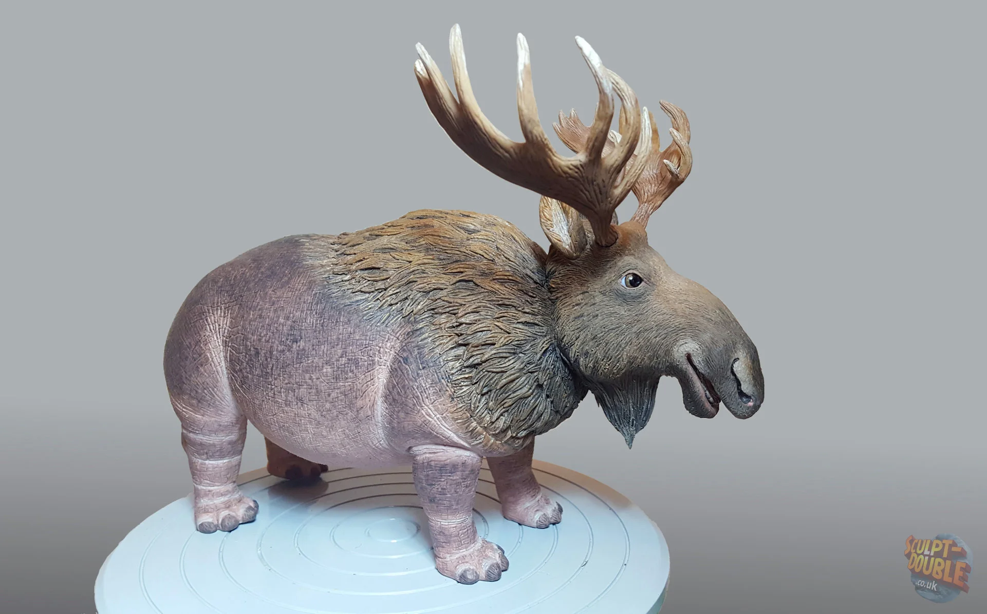 Finished Hippopotamoose puppet. by Joshua Flynn