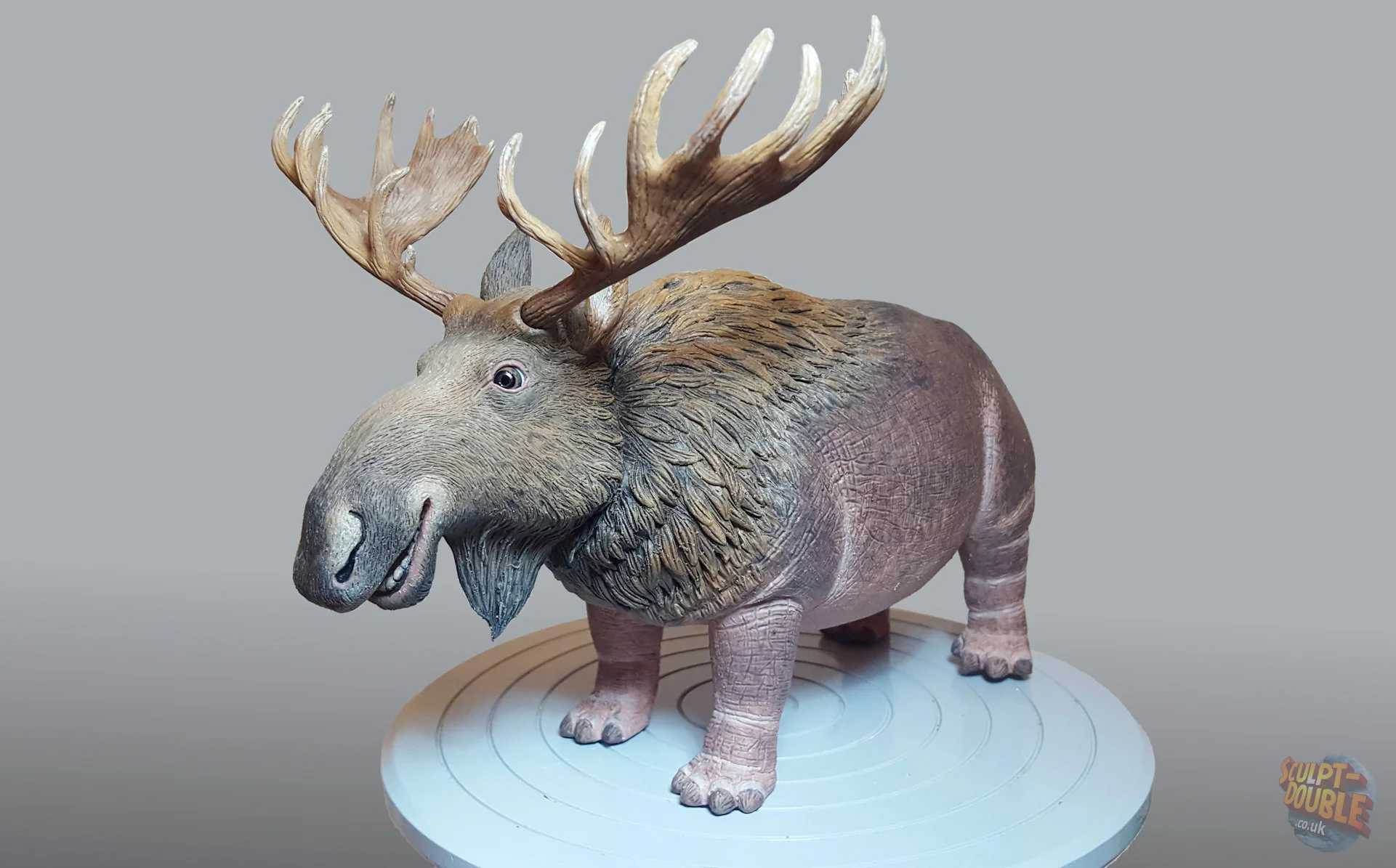 Finished Hippopotamoose puppet. by Joshua Flynn