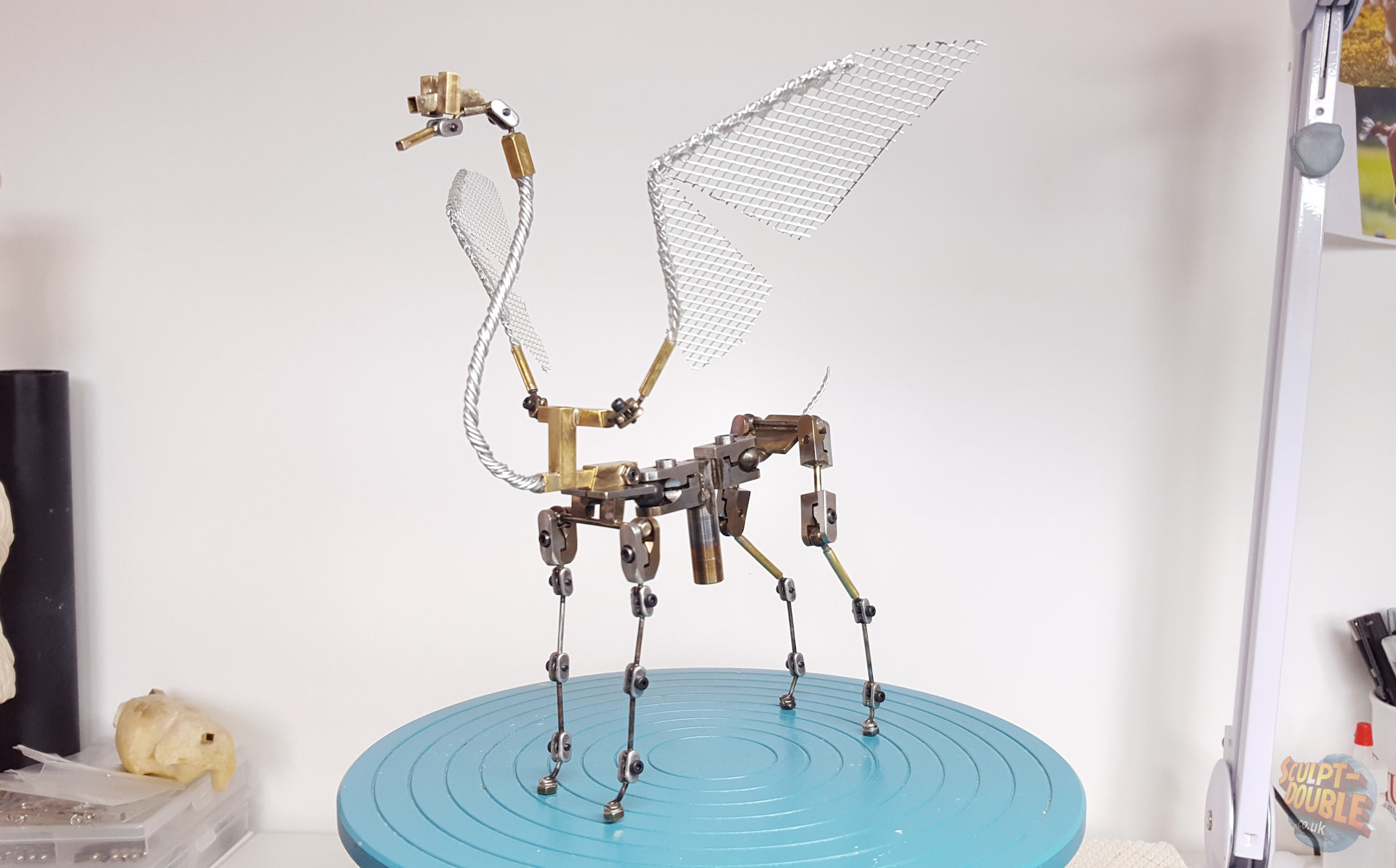 Flamingoat animation ball and socket armature. By Nathan Flynn