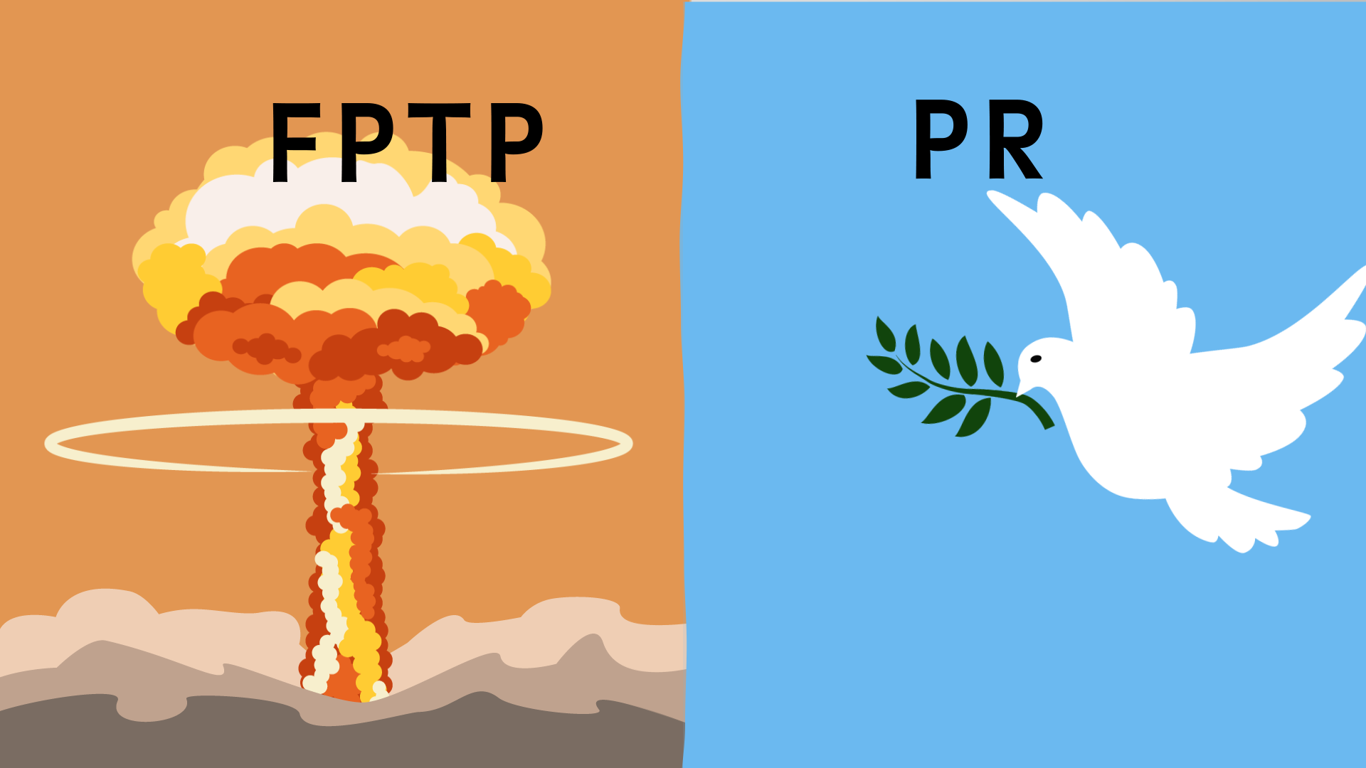 First Past The Post vs Proportional Representation Conflict.png
