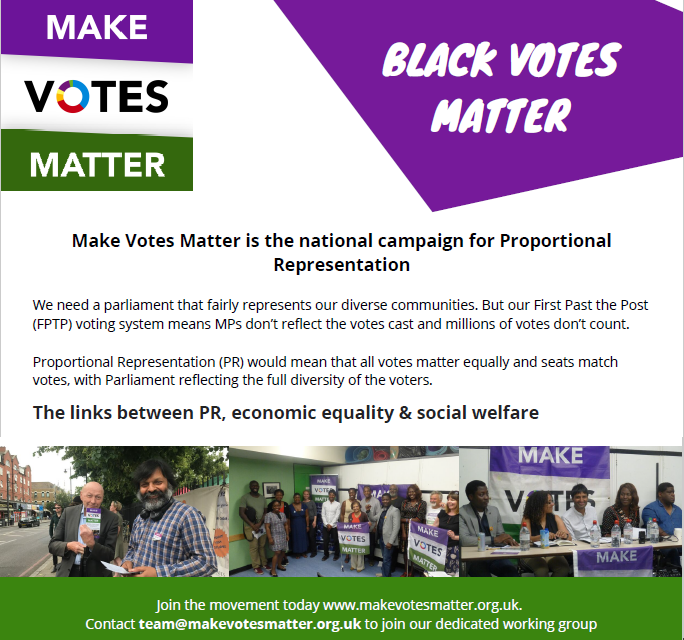Black Votes Matter leaflet